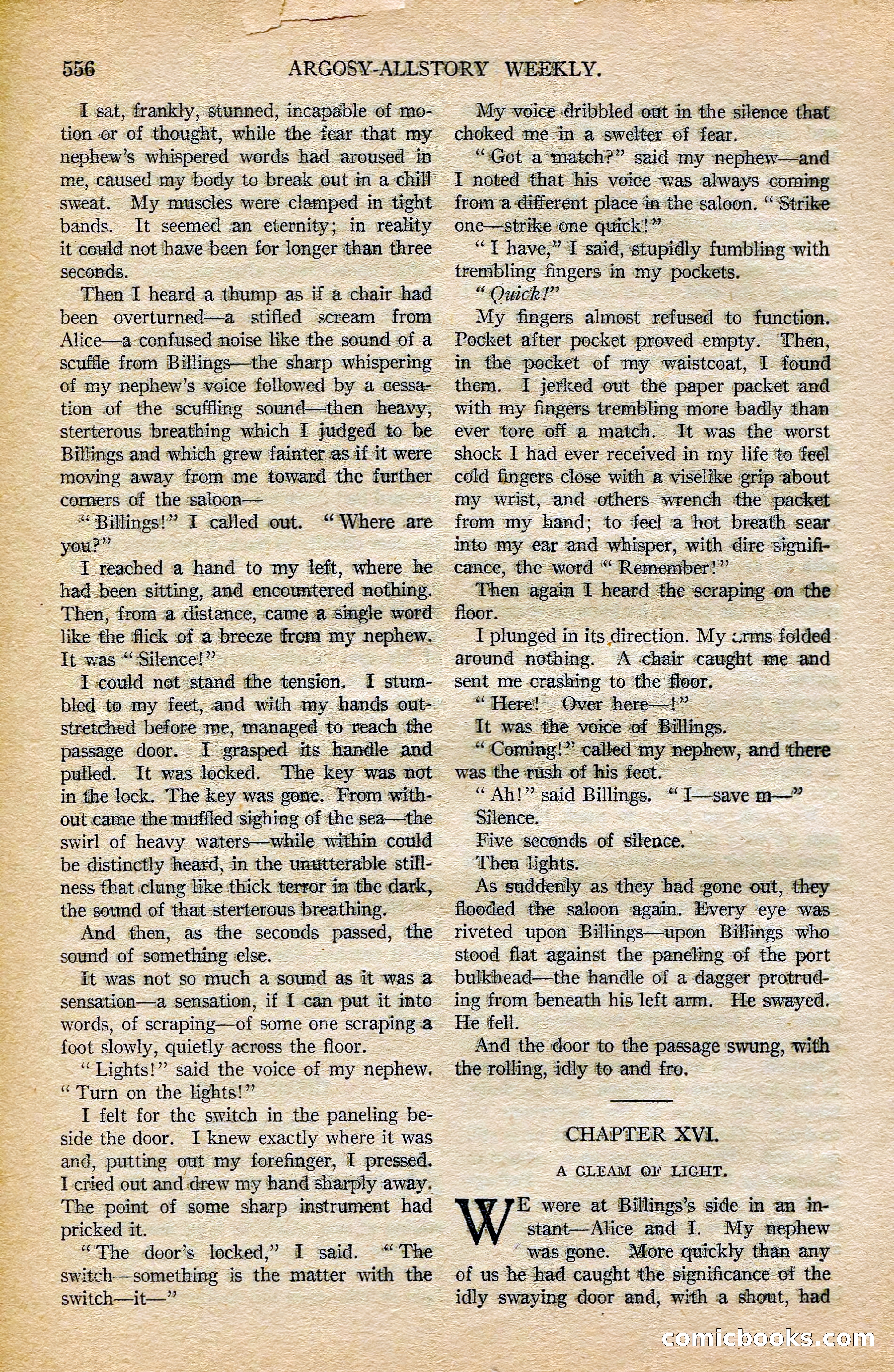 Argosy All-Story Weekly, February 7, 1925 — page 86 of 184