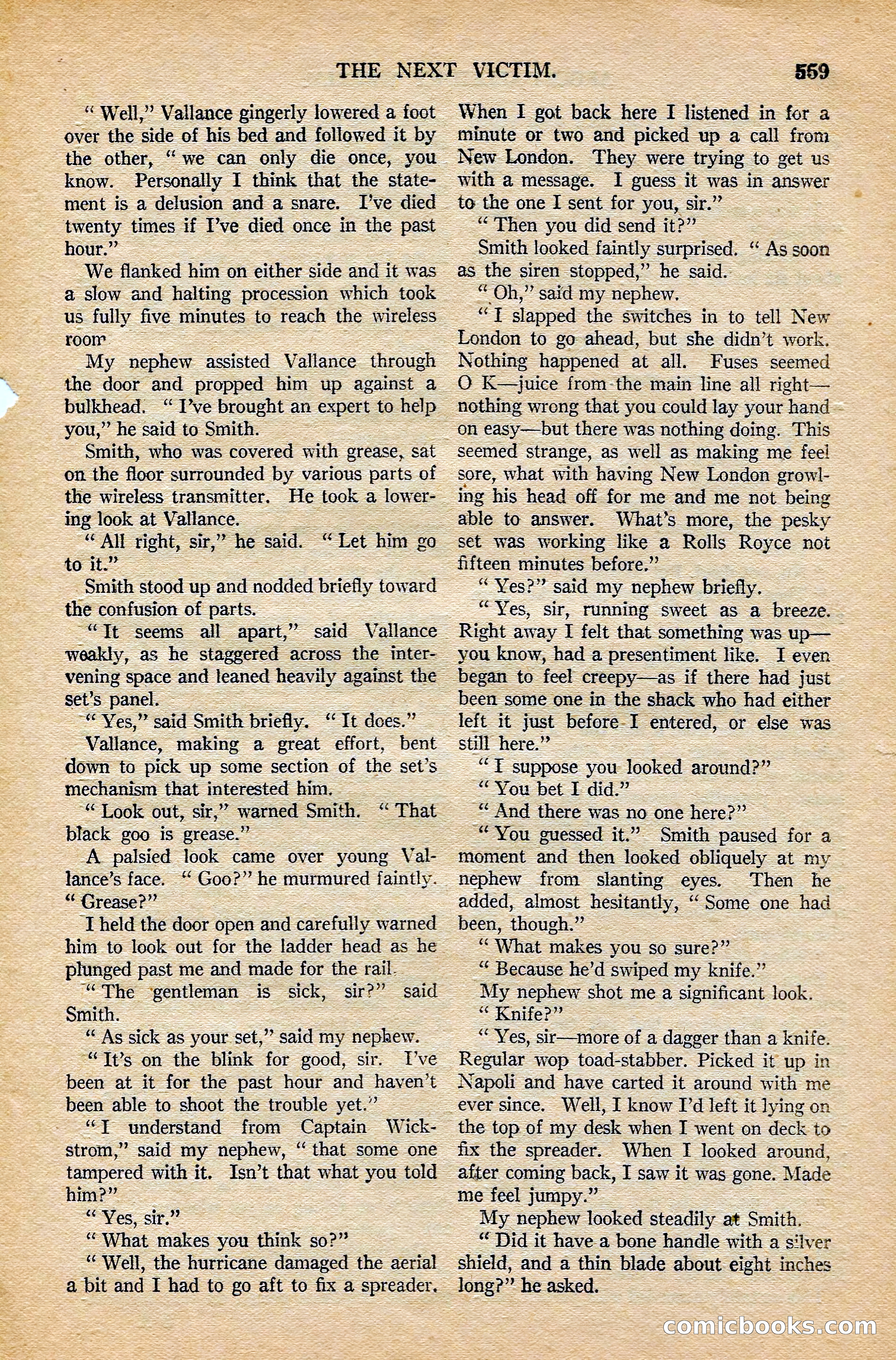 Argosy All-Story Weekly, February 7, 1925 — page 89 of 184