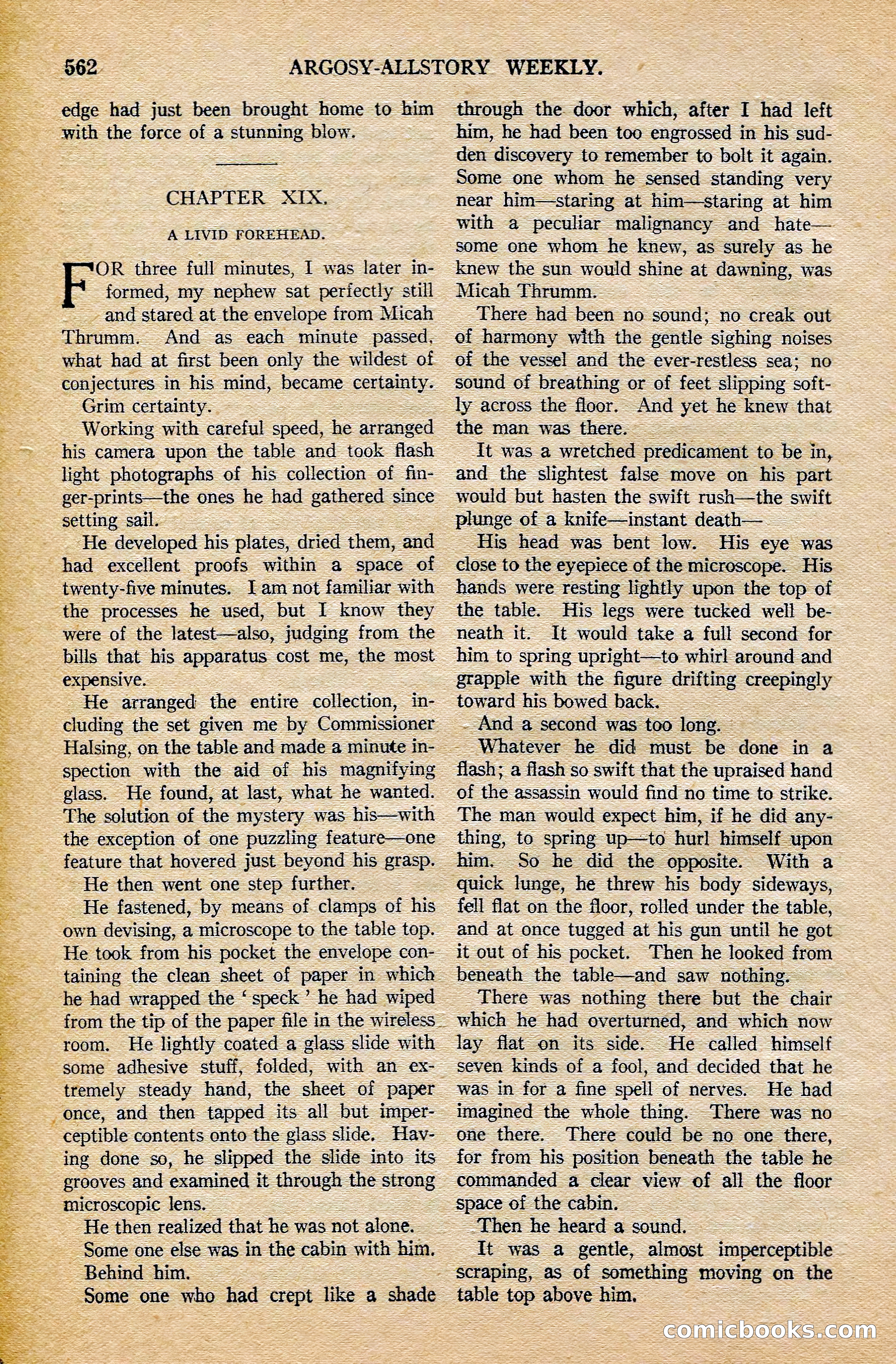 Argosy All-Story Weekly, February 7, 1925 — page 92 of 184