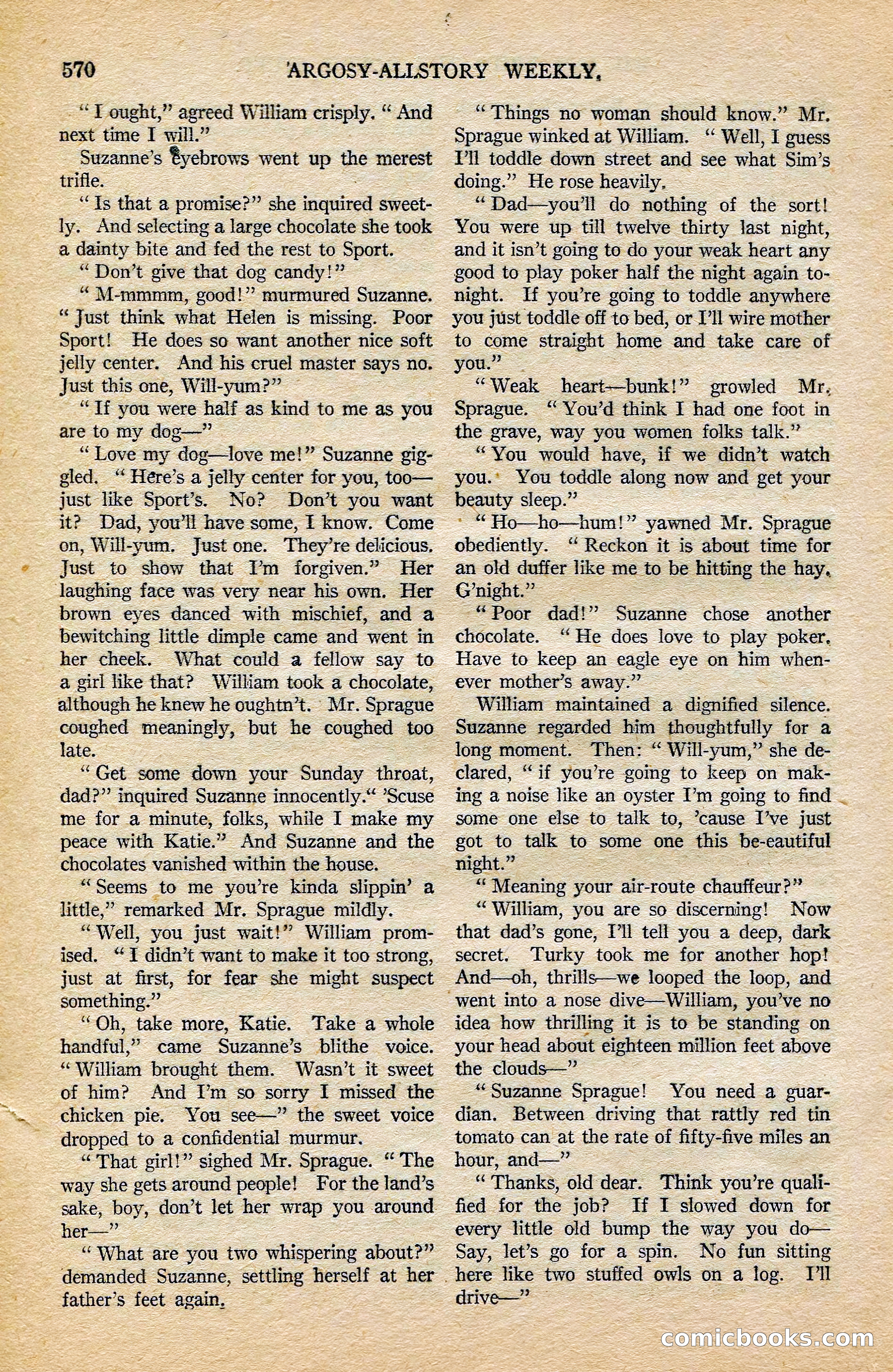 Argosy All-Story Weekly, February 7, 1925 — page 100 of 184