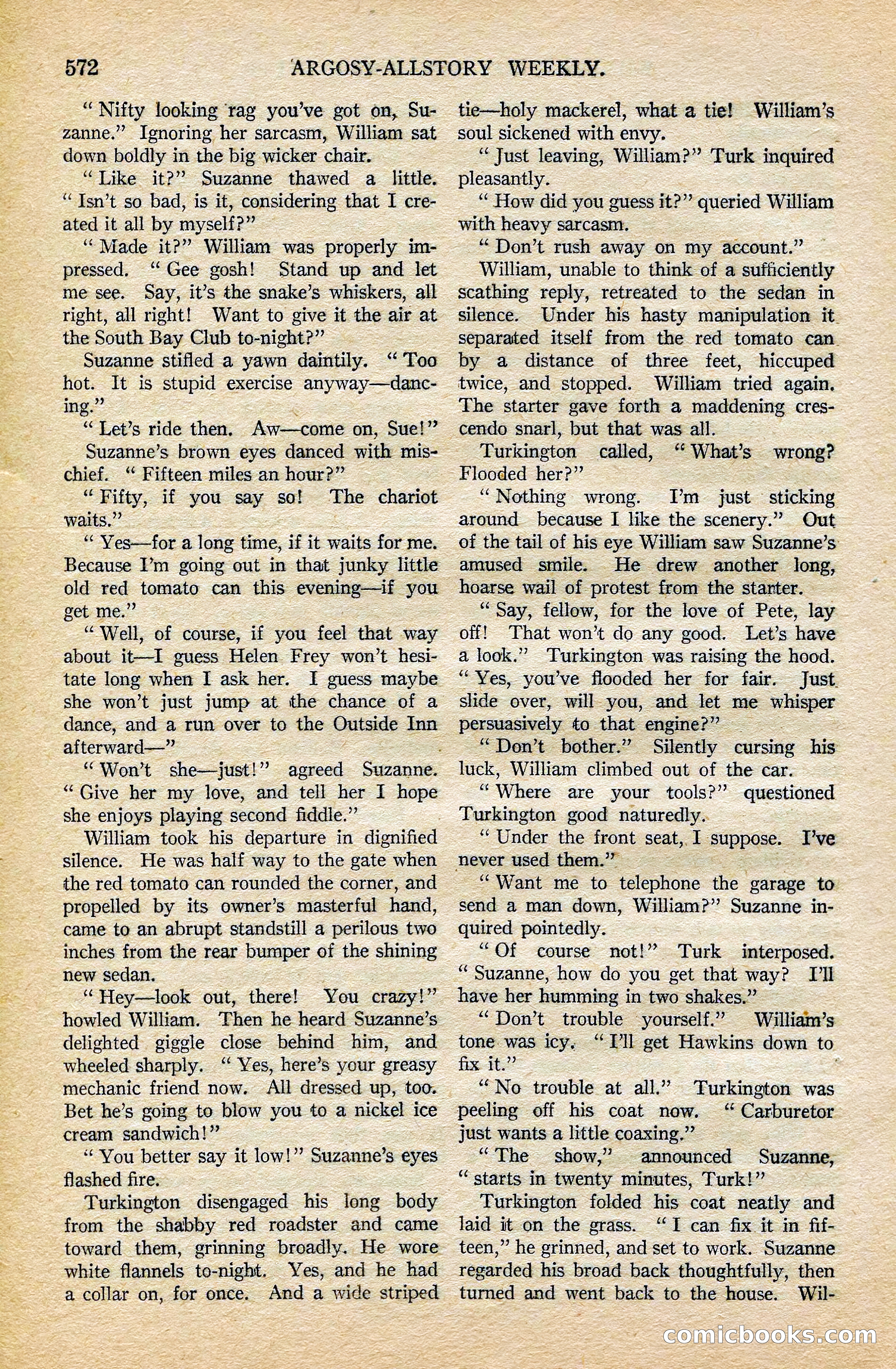 Argosy All-Story Weekly, February 7, 1925 — page 102 of 184