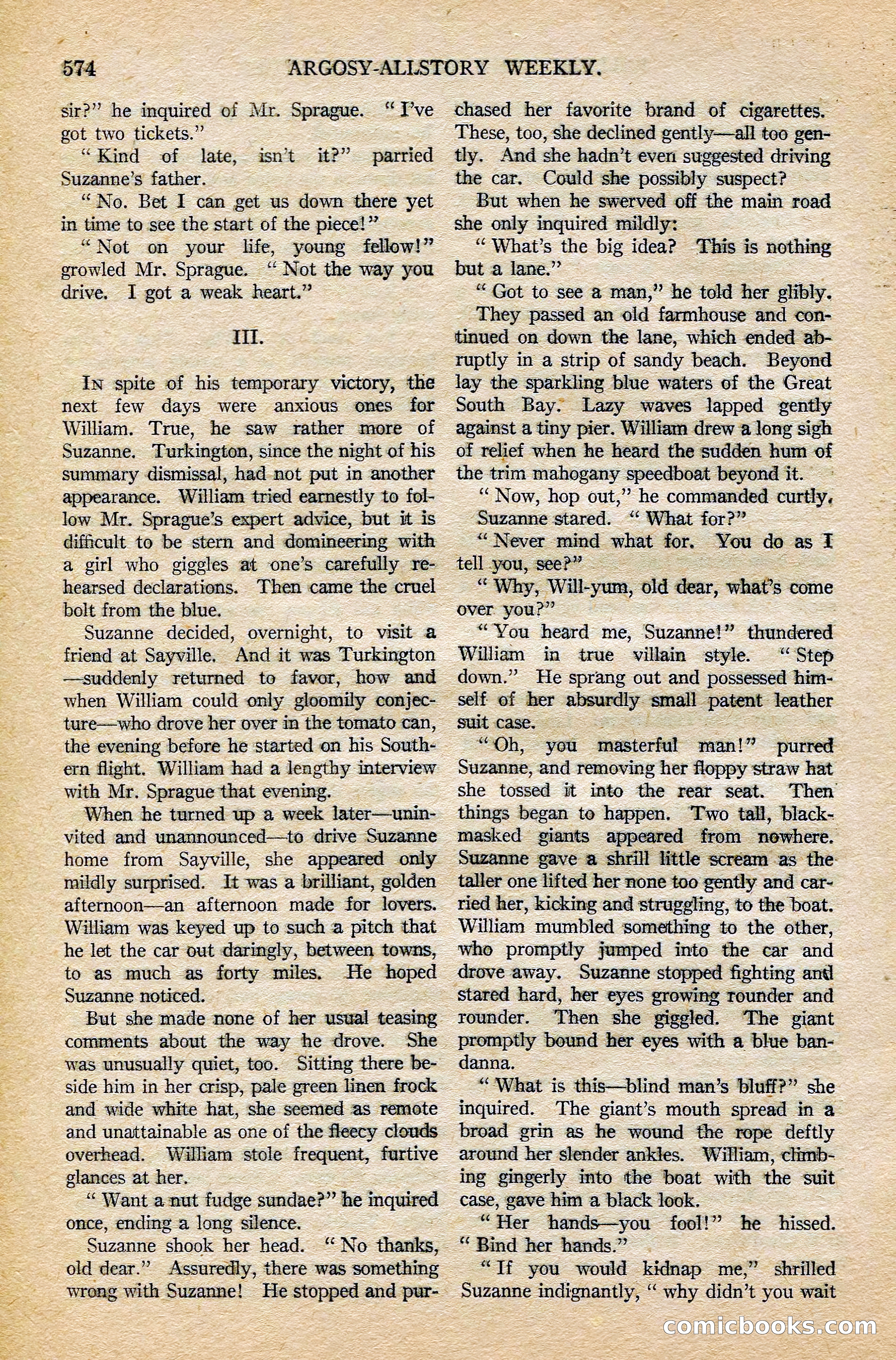 Argosy All-Story Weekly, February 7, 1925 — page 104 of 184