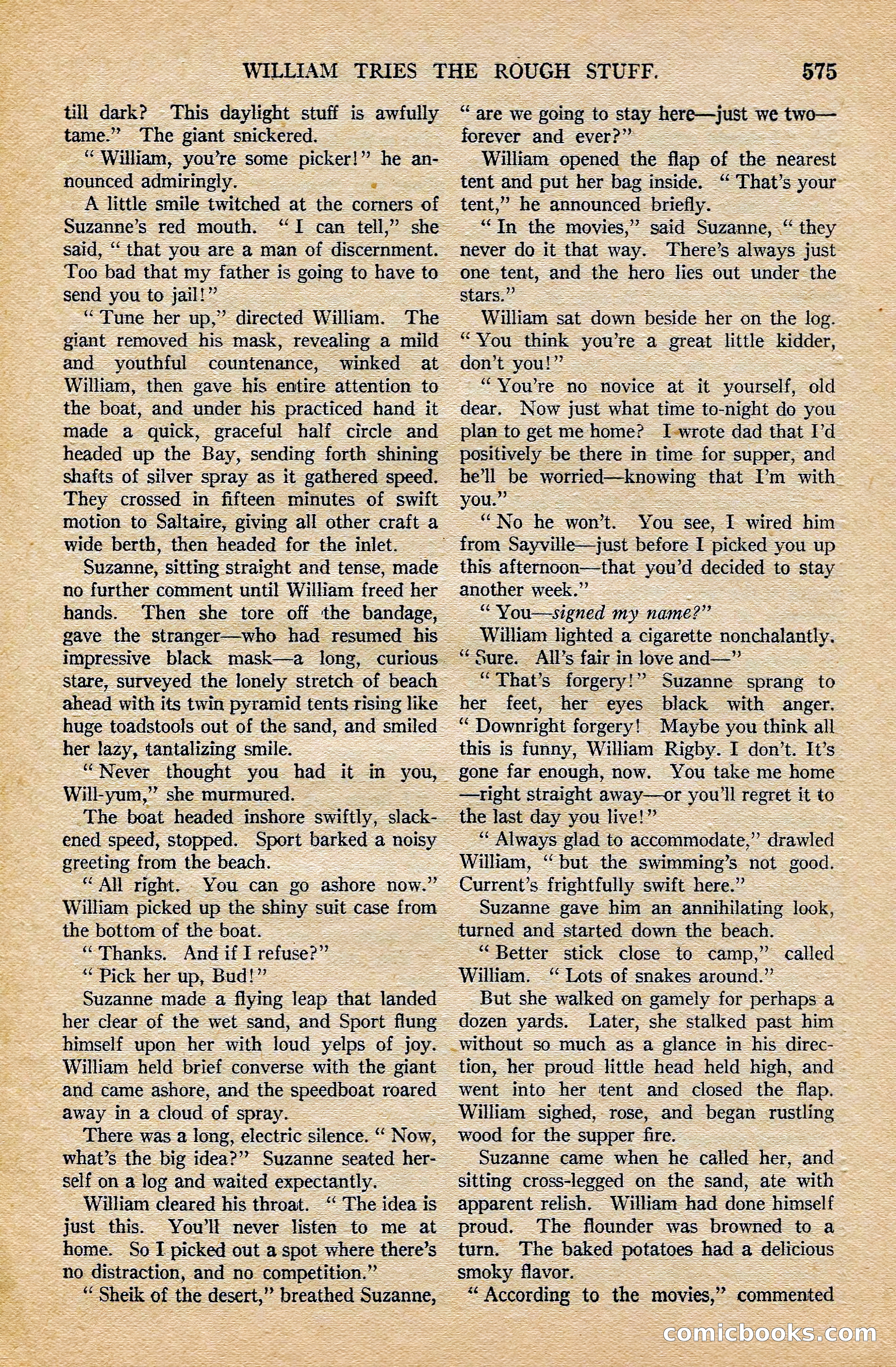 Argosy All-Story Weekly, February 7, 1925 — page 105 of 184