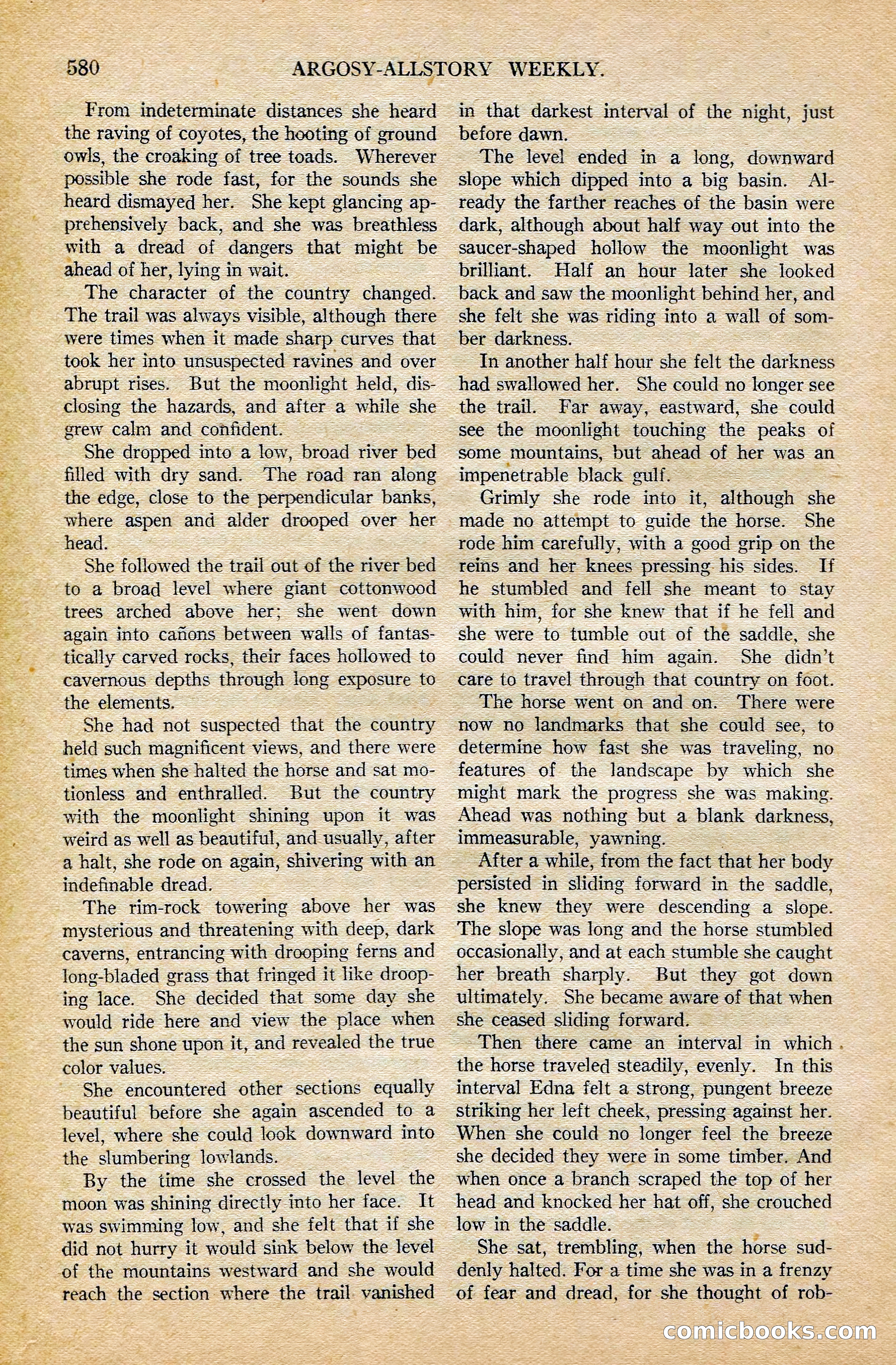Argosy All-Story Weekly, February 7, 1925 — page 110 of 184