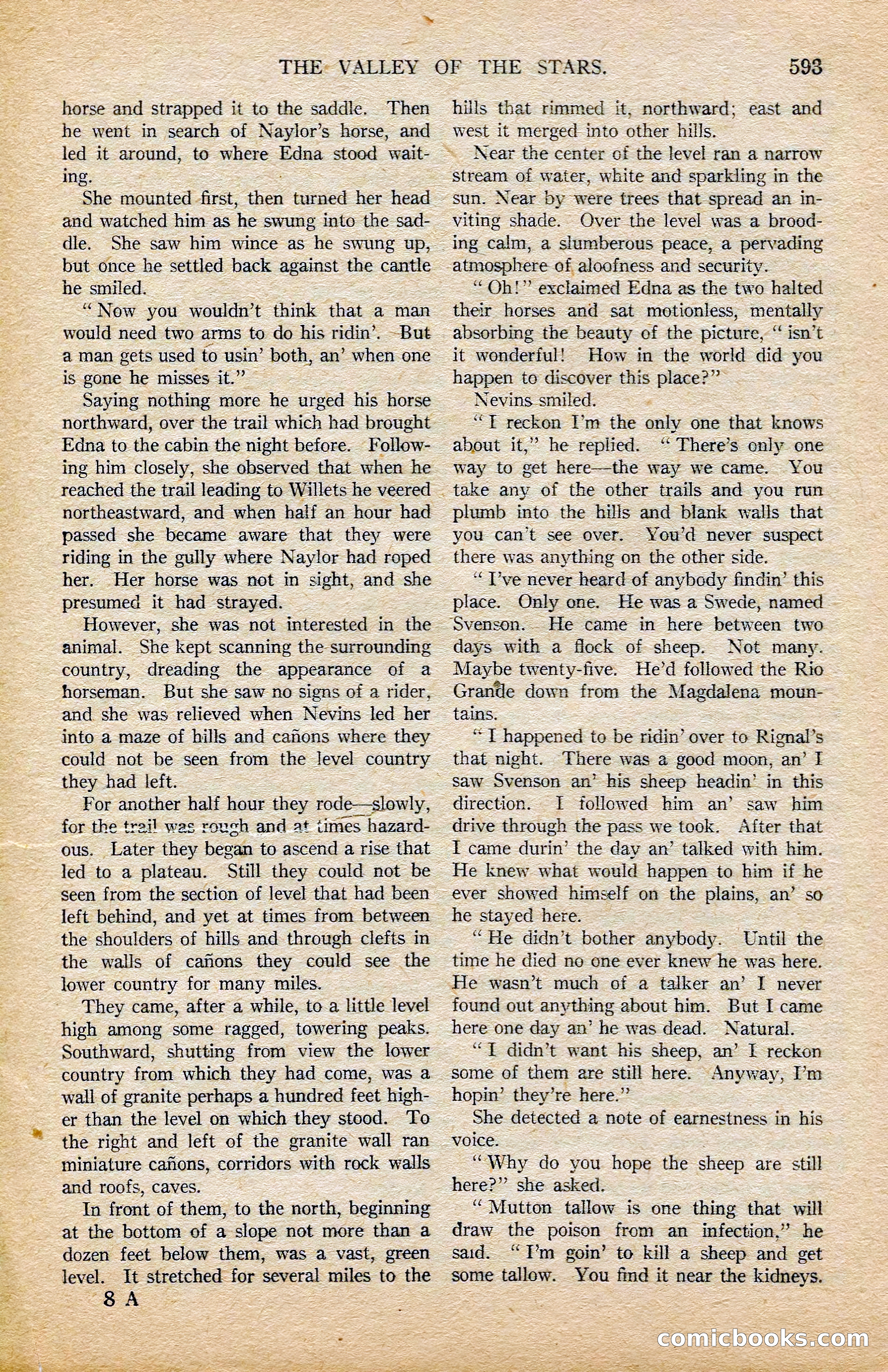 Argosy All-Story Weekly, February 7, 1925 — page 123 of 184