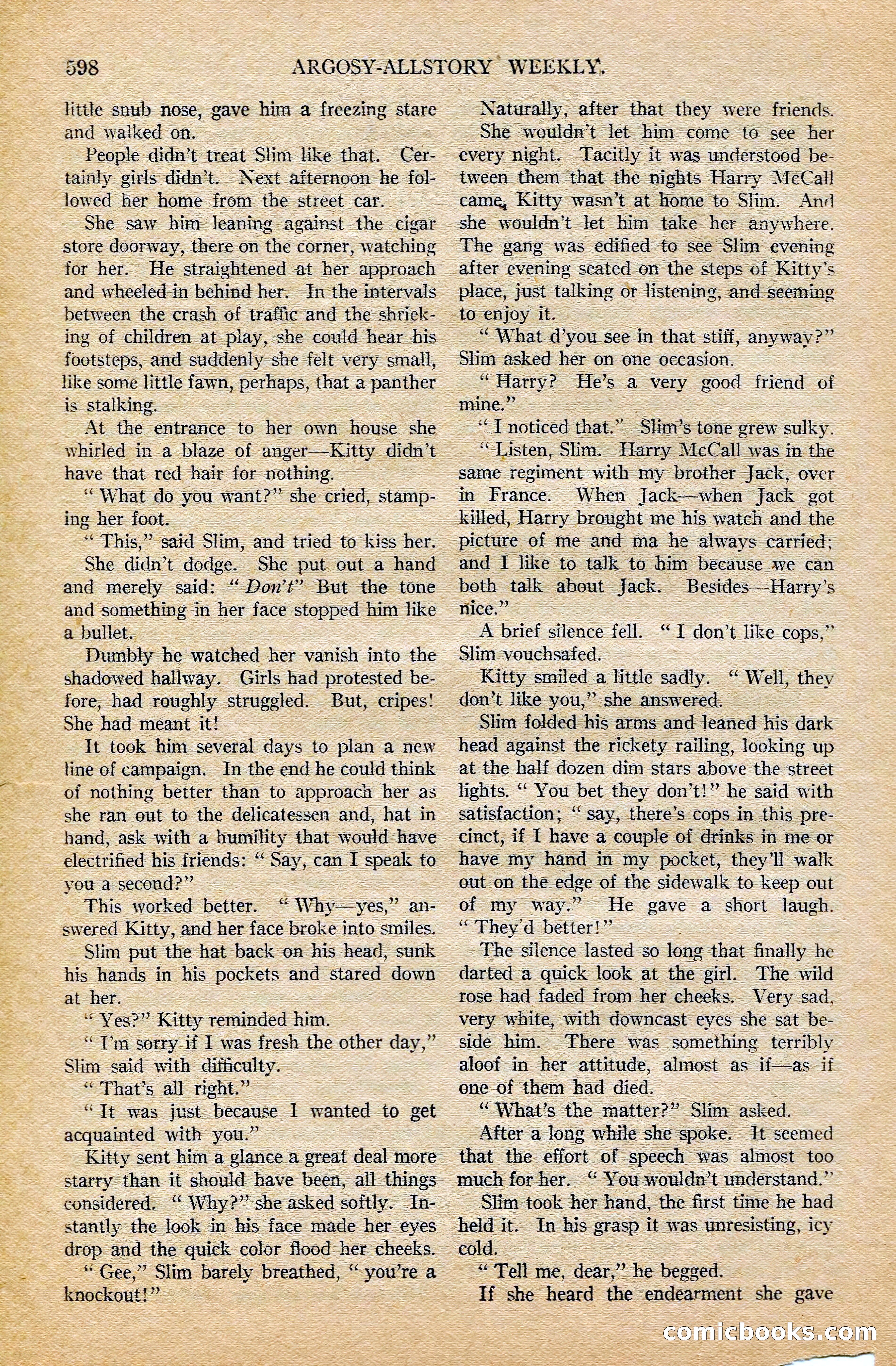 Argosy All-Story Weekly, February 7, 1925 — page 128 of 184