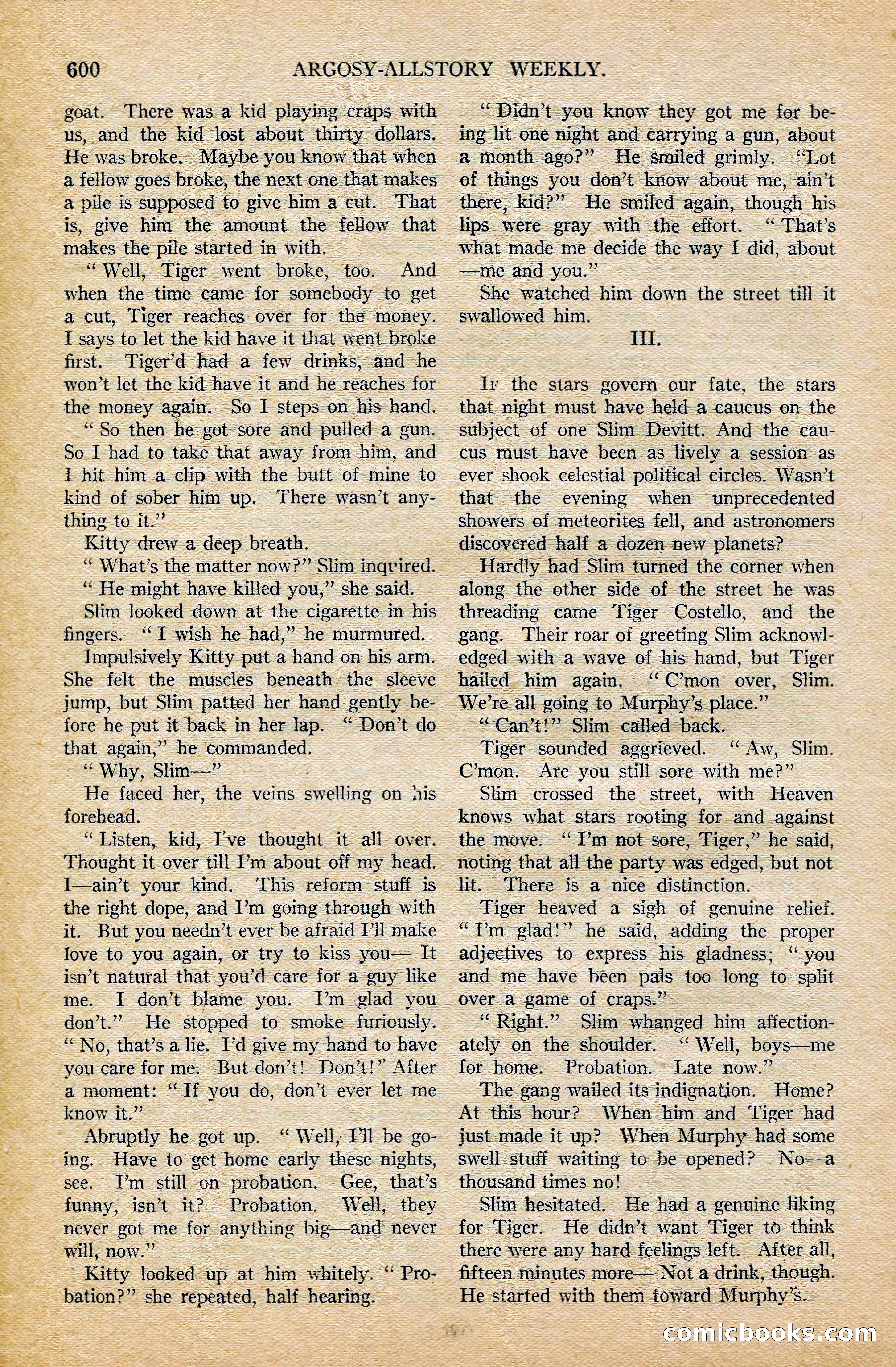 Argosy All-Story Weekly, February 7, 1925 — page 130 of 184