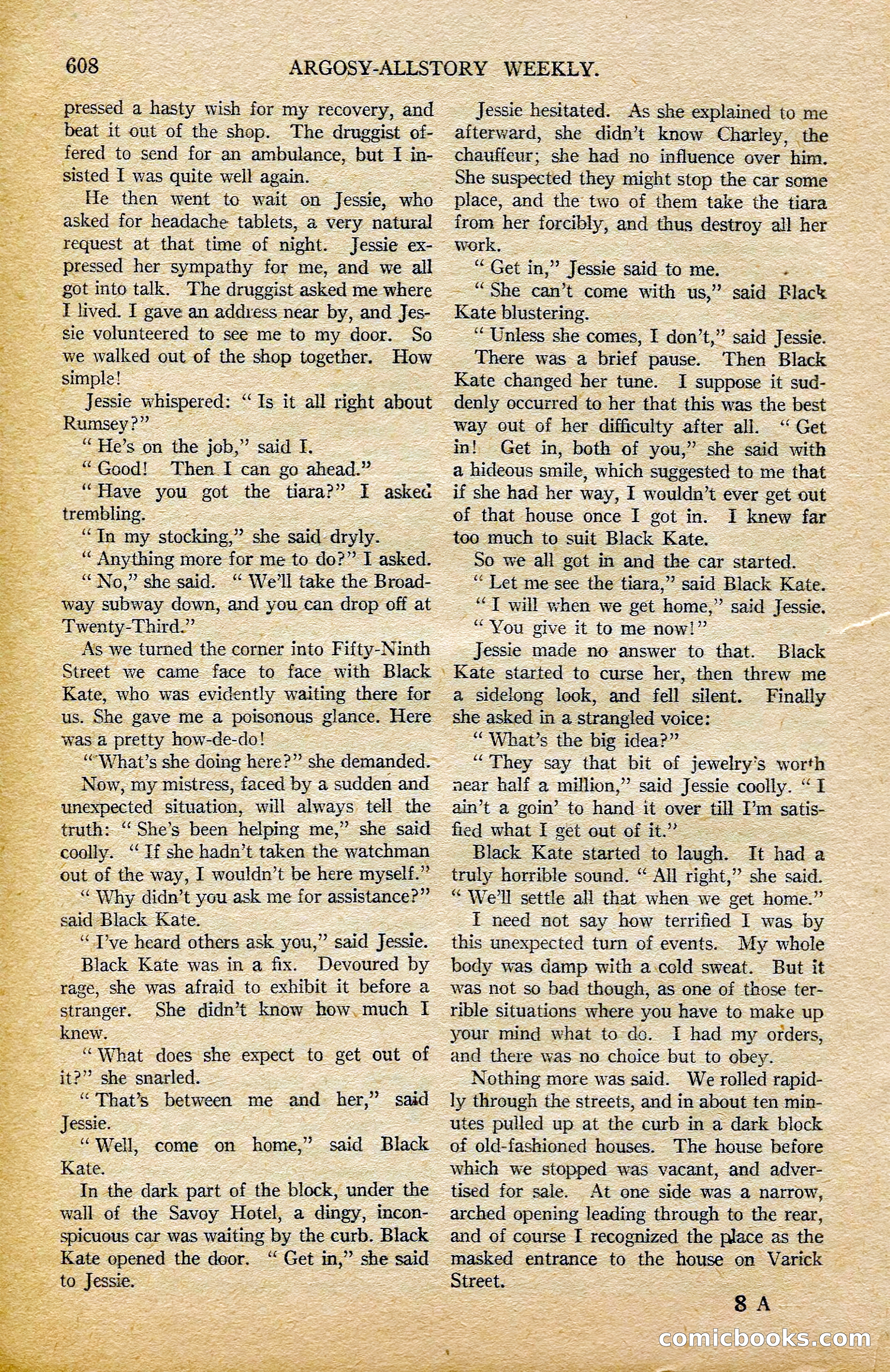 Argosy All-Story Weekly, February 7, 1925 — page 138 of 184