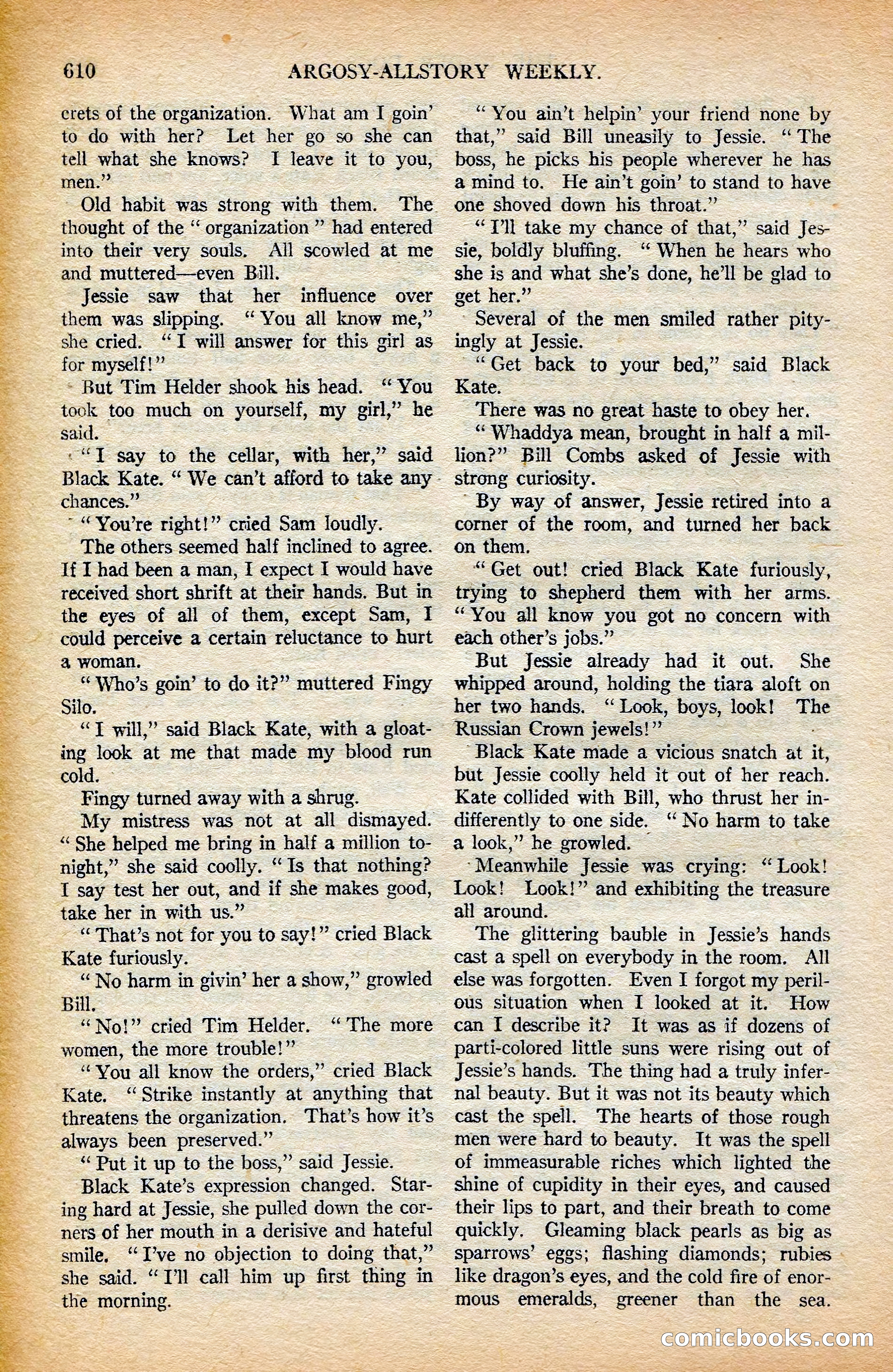 Argosy All-Story Weekly, February 7, 1925 — page 140 of 184