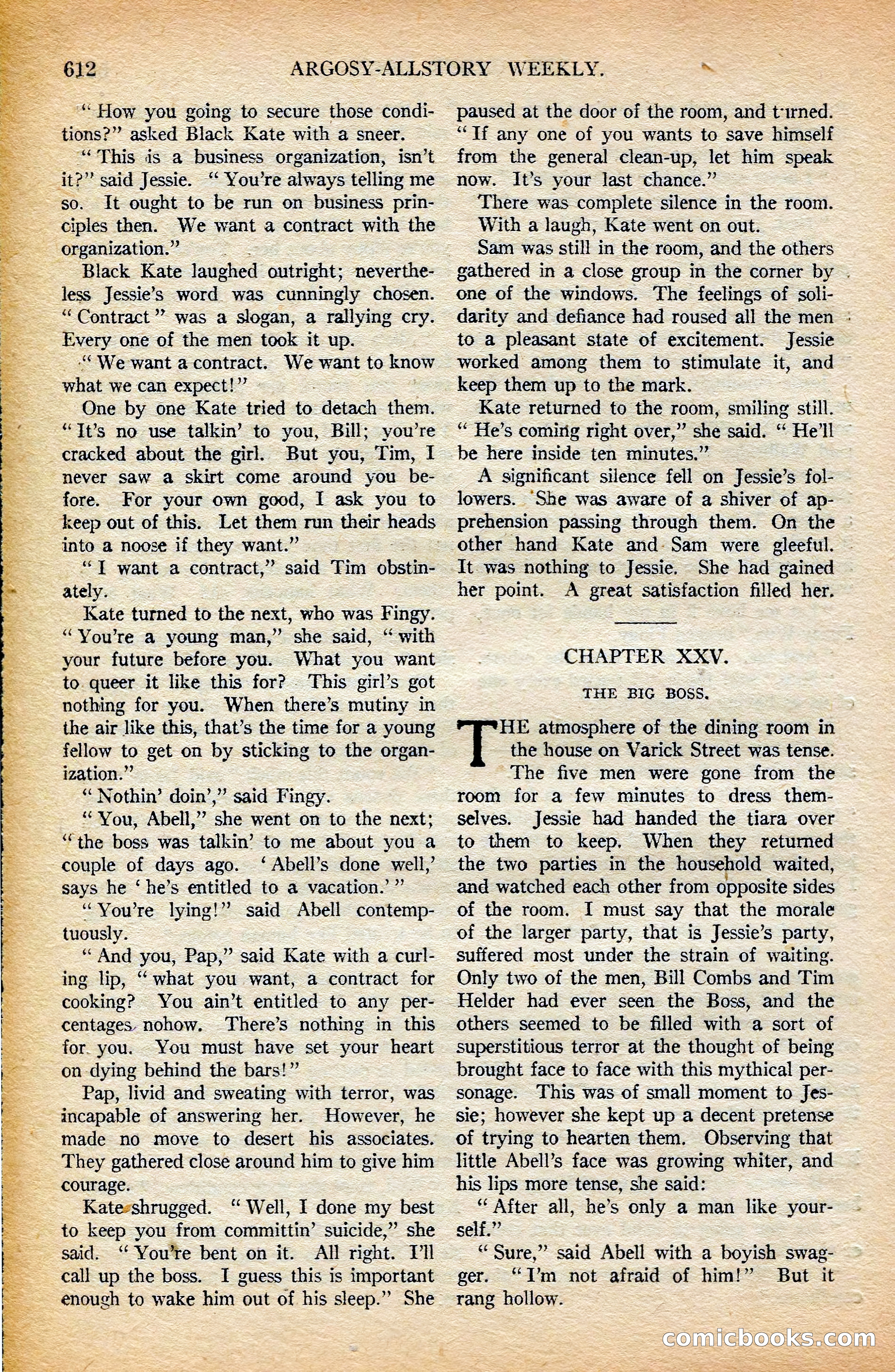 Argosy All-Story Weekly, February 7, 1925 — page 142 of 184