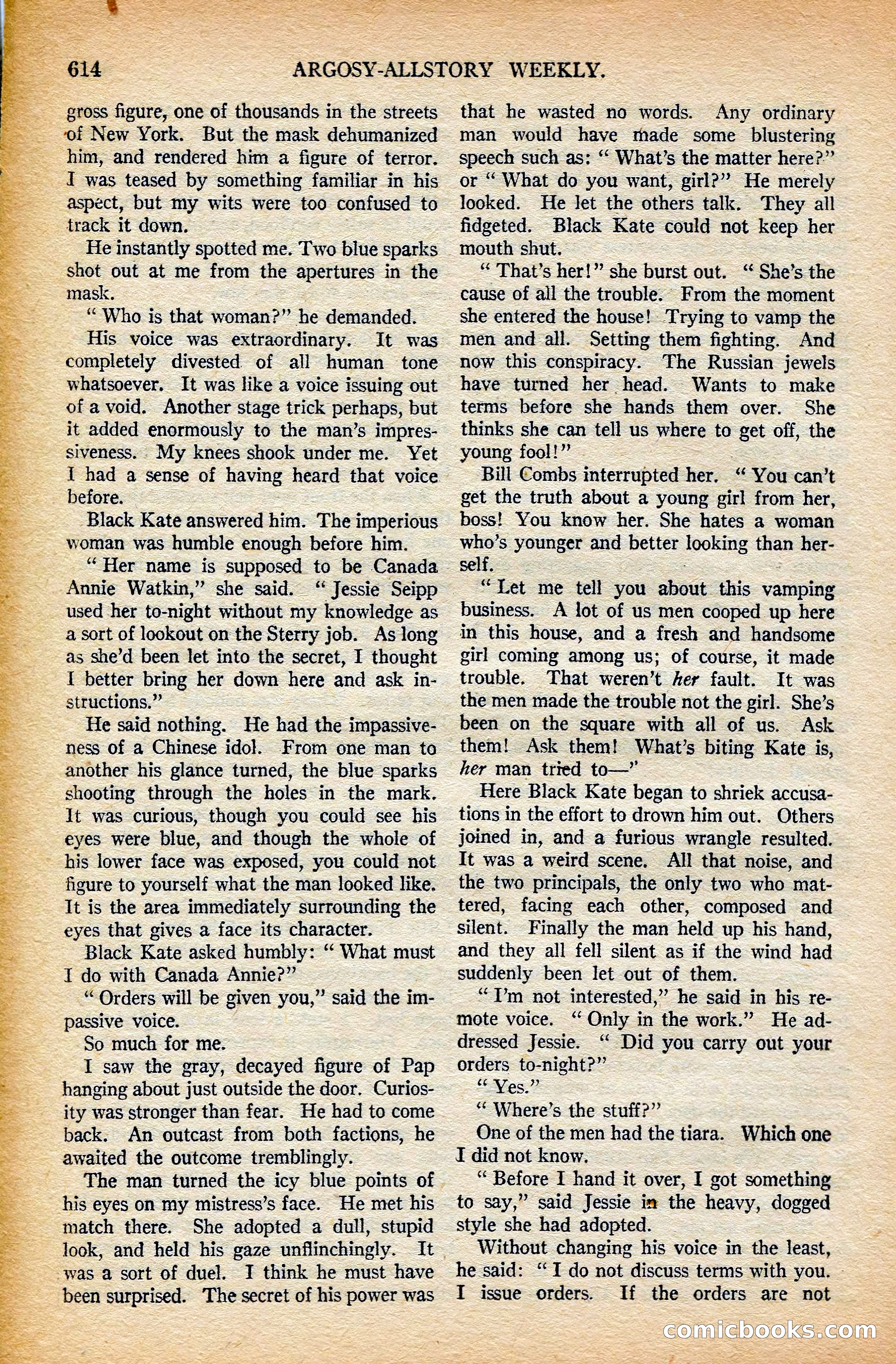 Argosy All-Story Weekly, February 7, 1925 — page 144 of 184