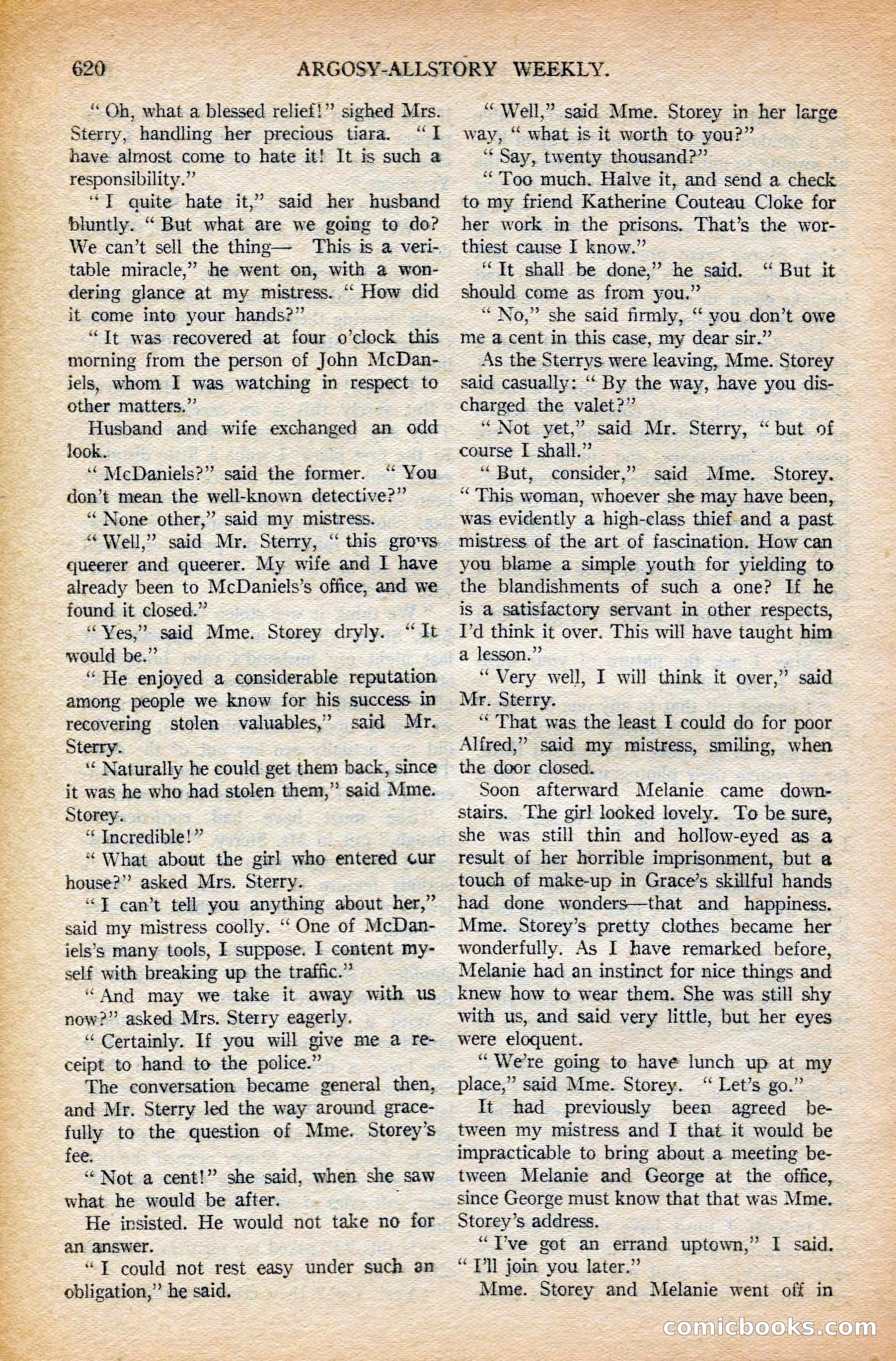 Argosy All-Story Weekly, February 7, 1925 — page 150 of 184