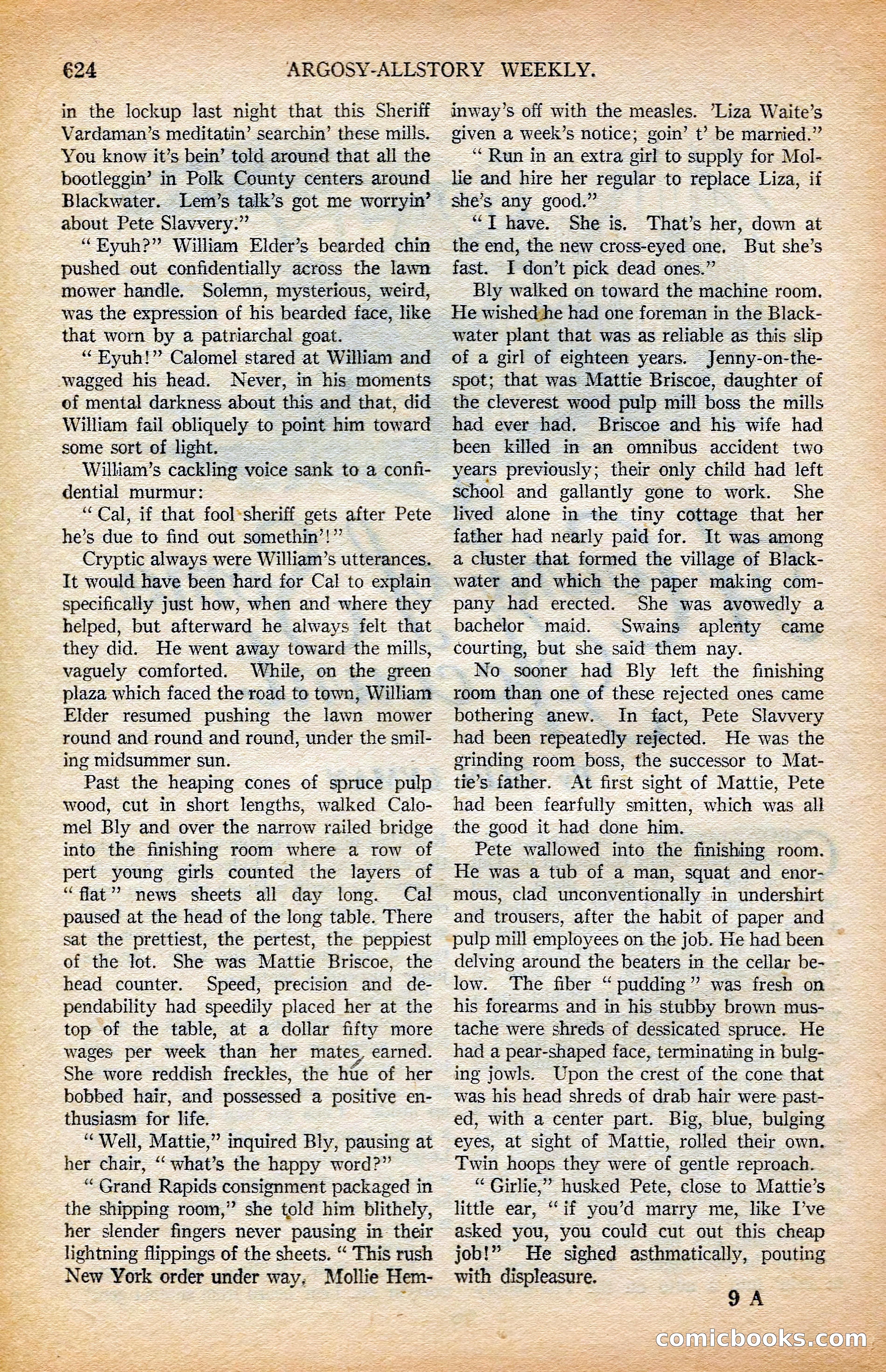 Argosy All-Story Weekly, February 7, 1925 — page 154 of 184