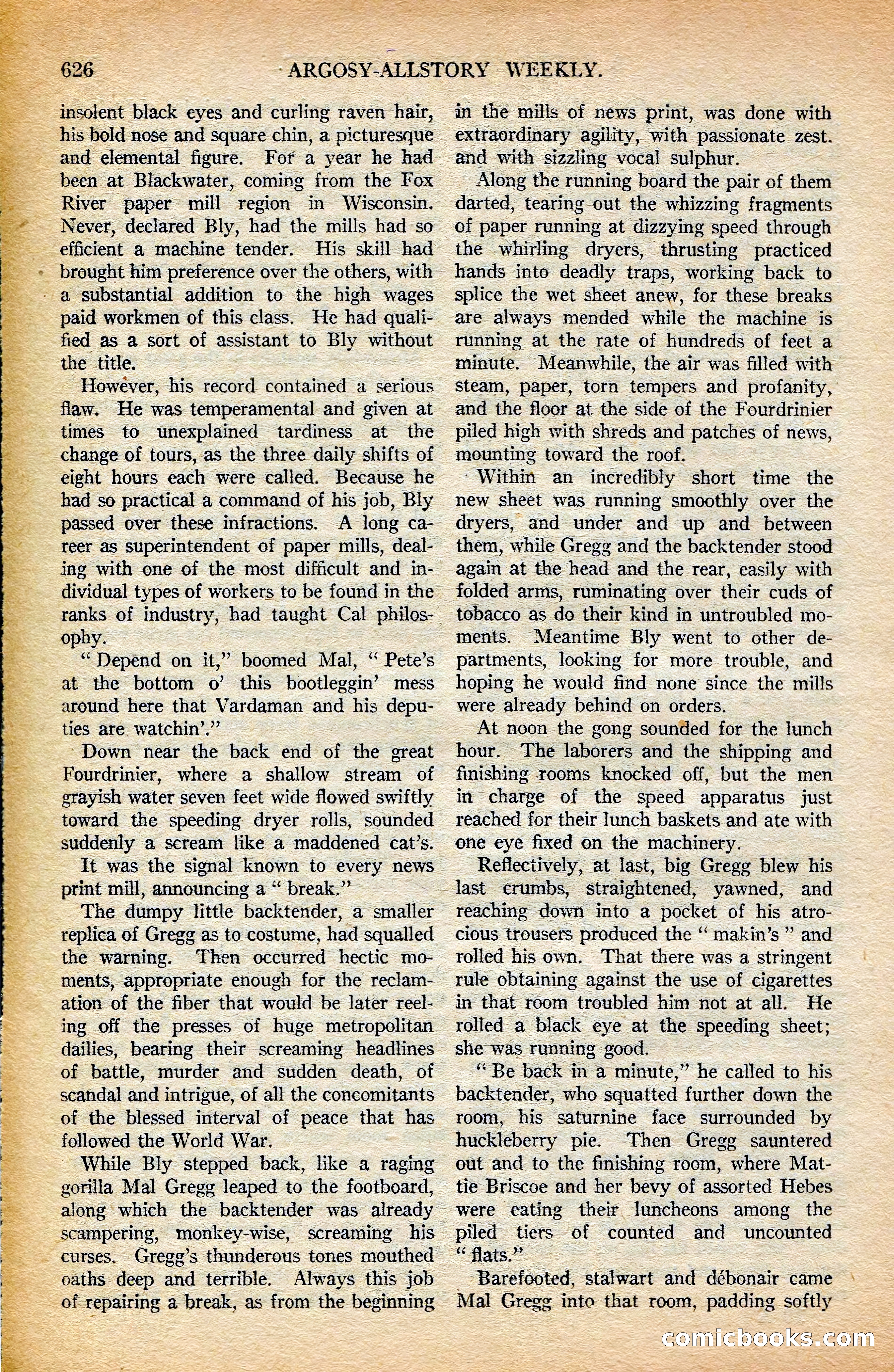 Argosy All-Story Weekly, February 7, 1925 — page 156 of 184