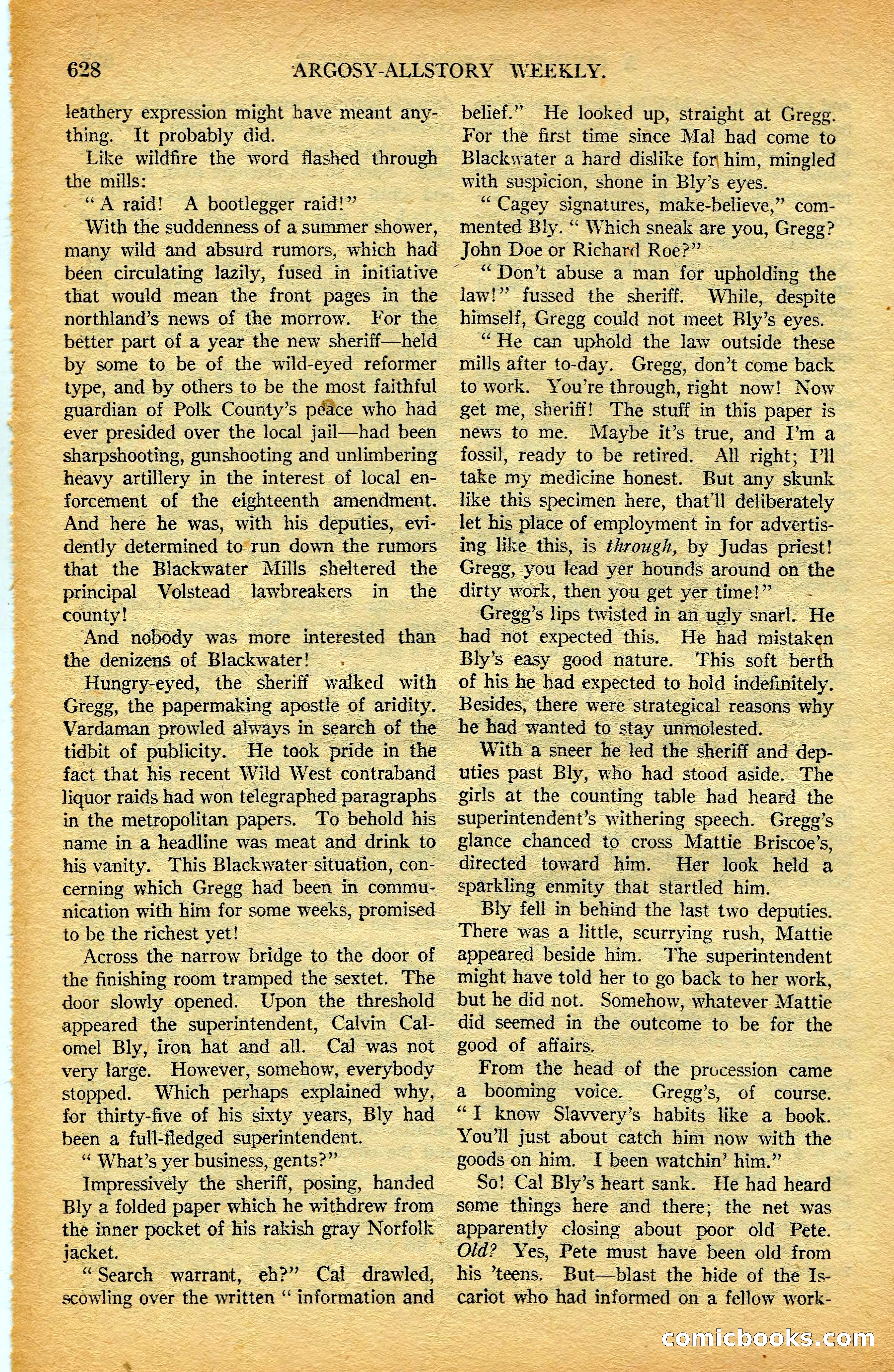 Argosy All-Story Weekly, February 7, 1925 — page 158 of 184