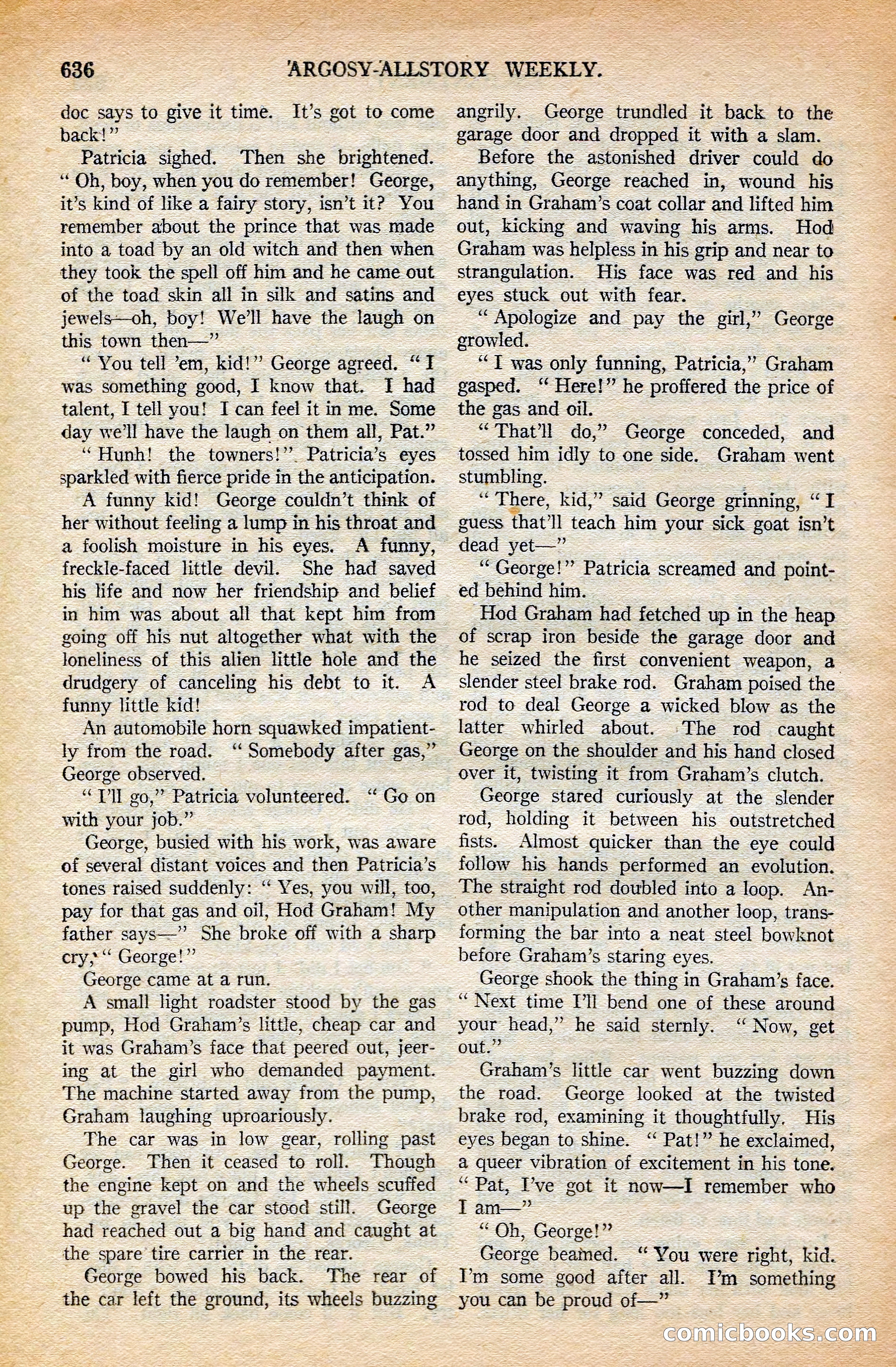 Argosy All-Story Weekly, February 7, 1925 — page 166 of 184