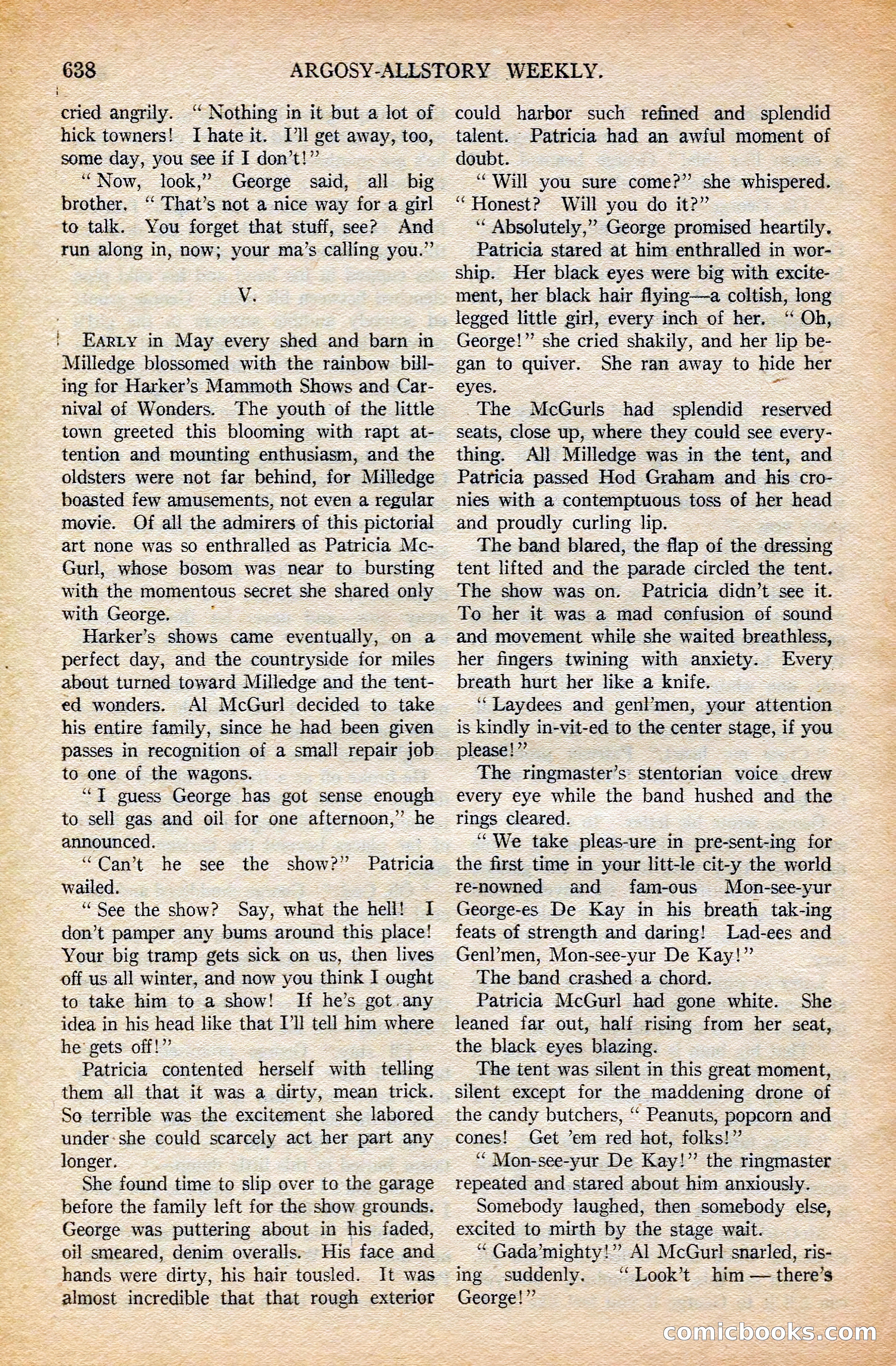 Argosy All-Story Weekly, February 7, 1925 — page 168 of 184
