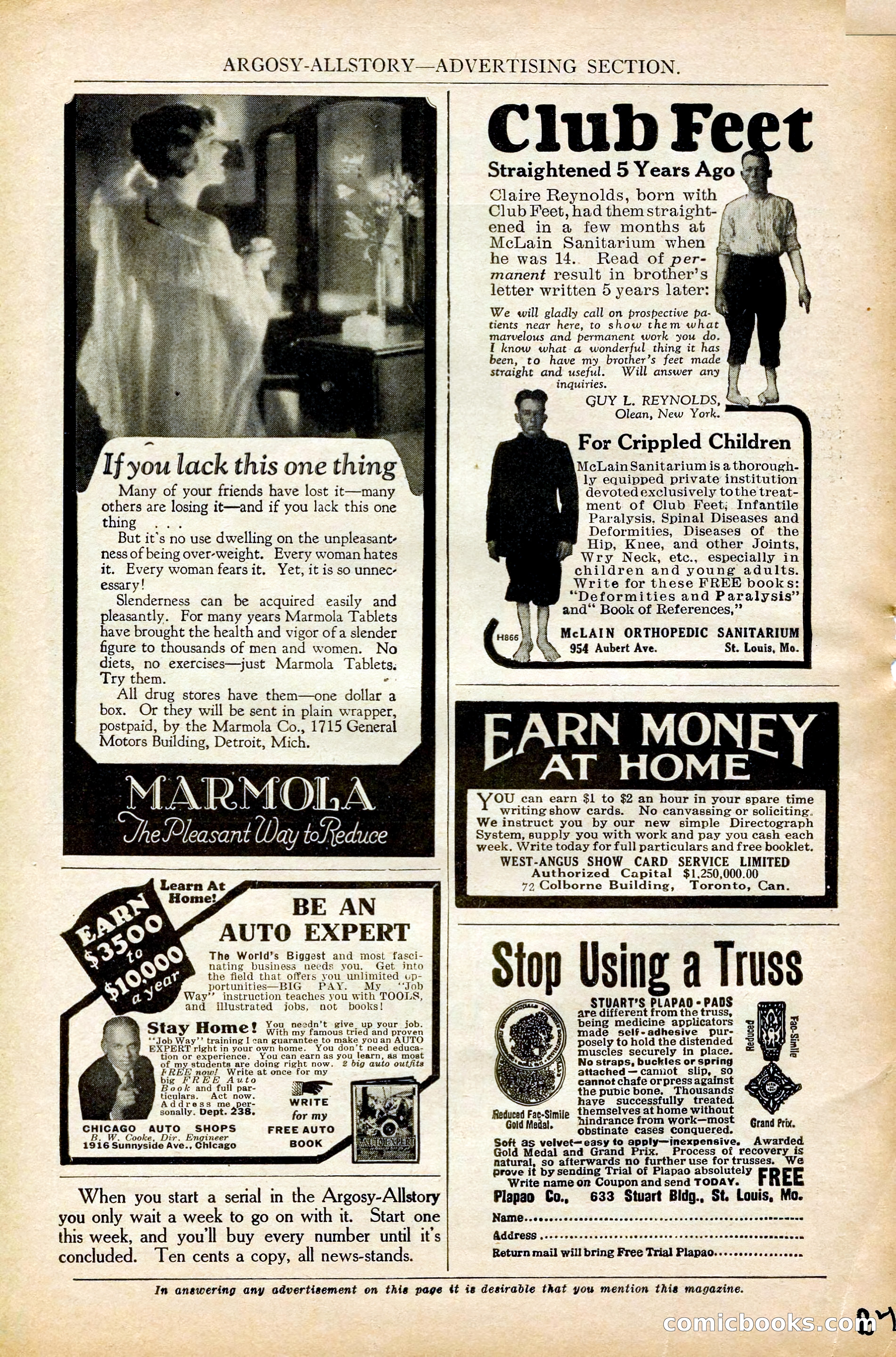 Argosy All-Story Weekly, February 7, 1925 — page 174 of 184