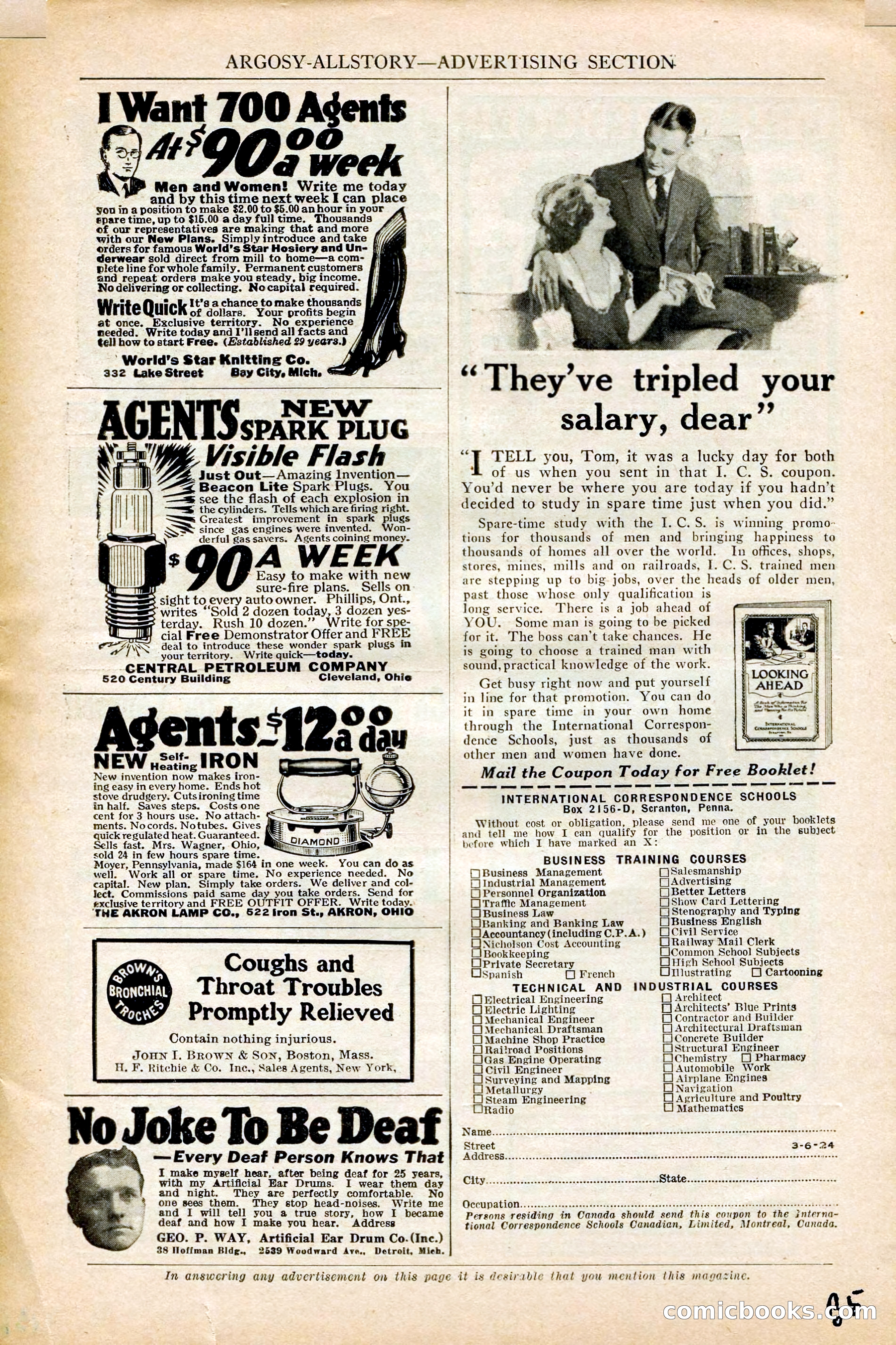 Argosy All-Story Weekly, February 7, 1925 — page 175 of 184