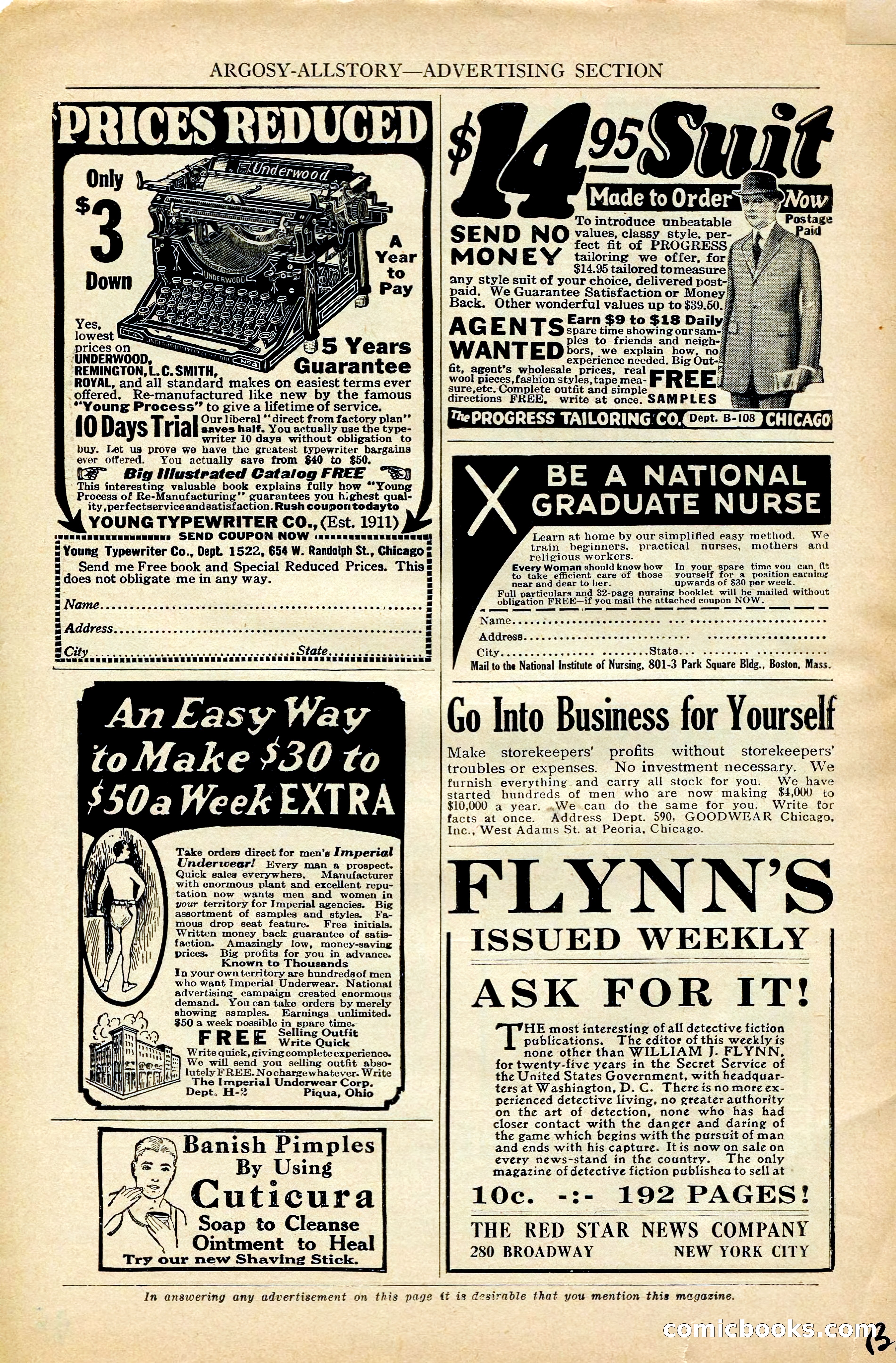 Argosy All-Story Weekly, February 7, 1925 — page 176 of 184