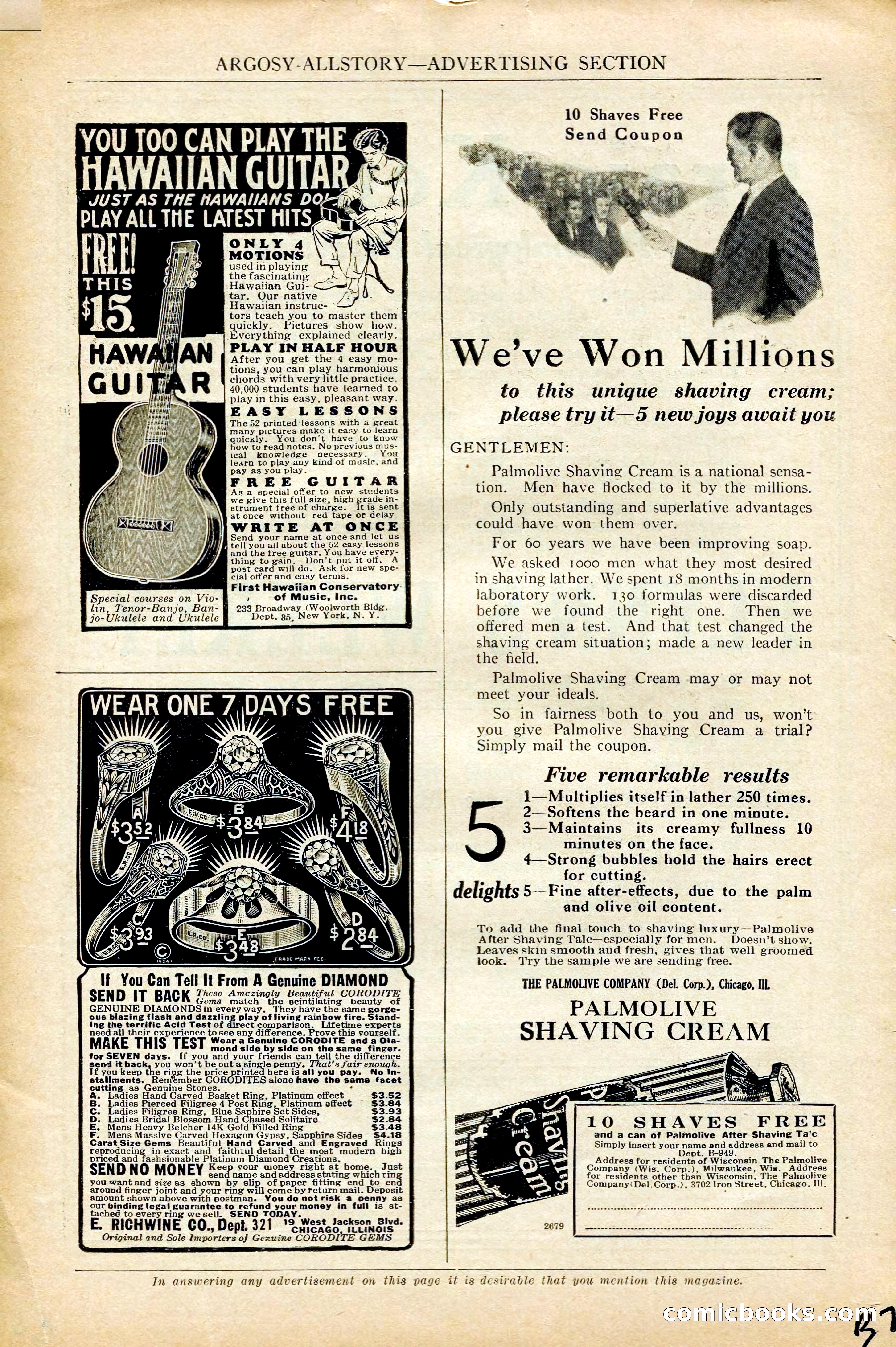 Argosy All-Story Weekly, February 7, 1925 — page 177 of 184