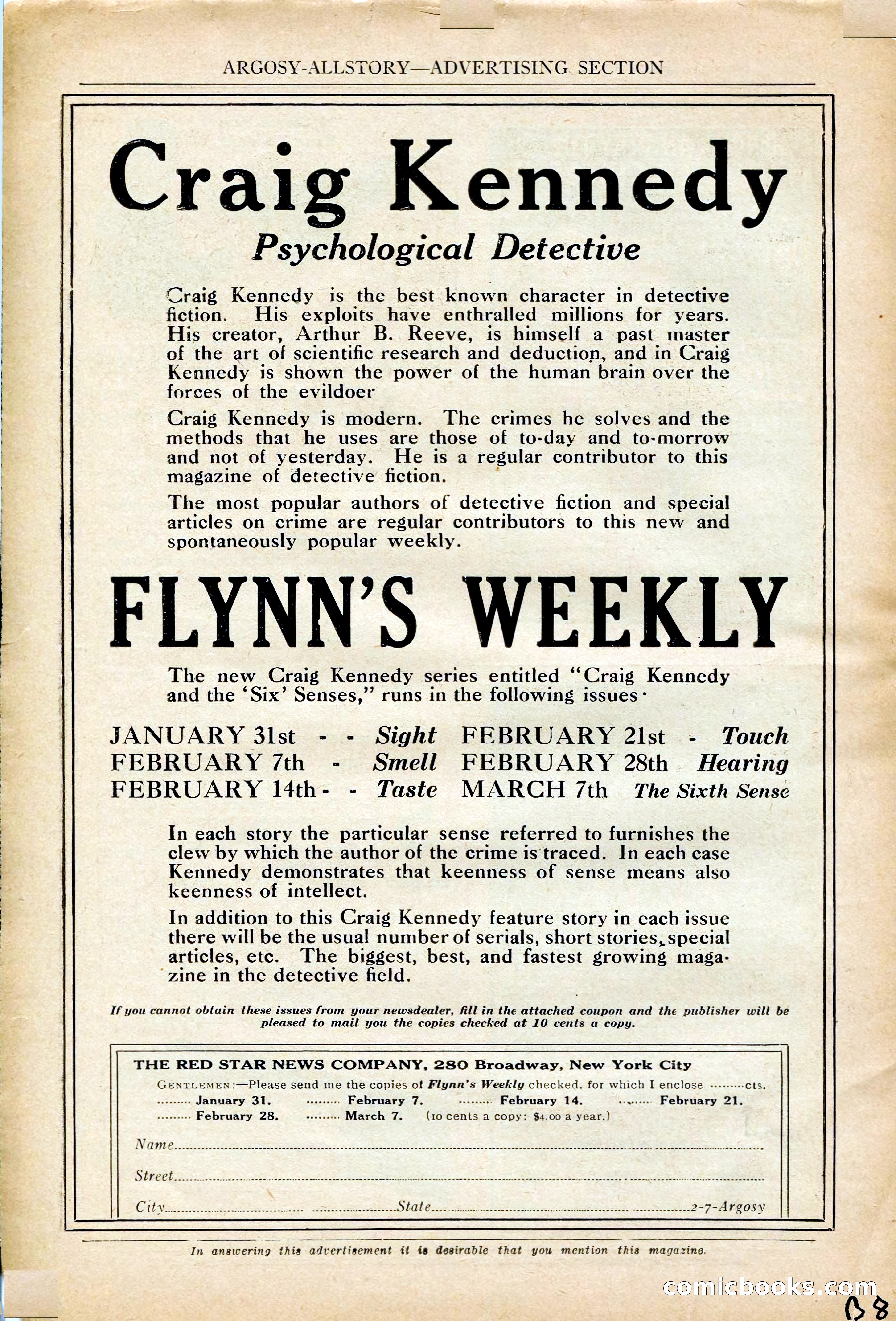 Argosy All-Story Weekly, February 7, 1925 — page 178 of 184