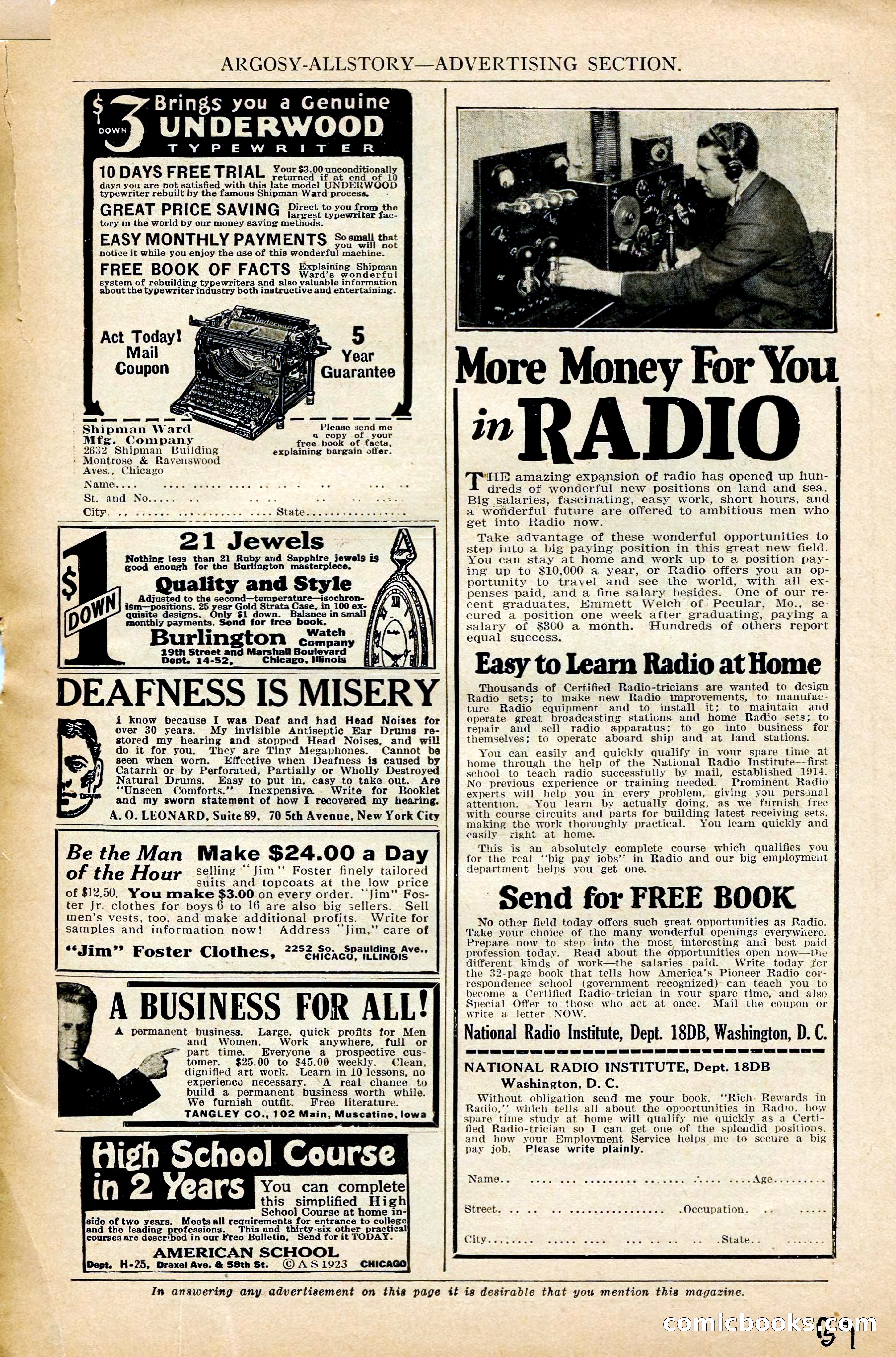 Argosy All-Story Weekly, February 7, 1925 — page 179 of 184
