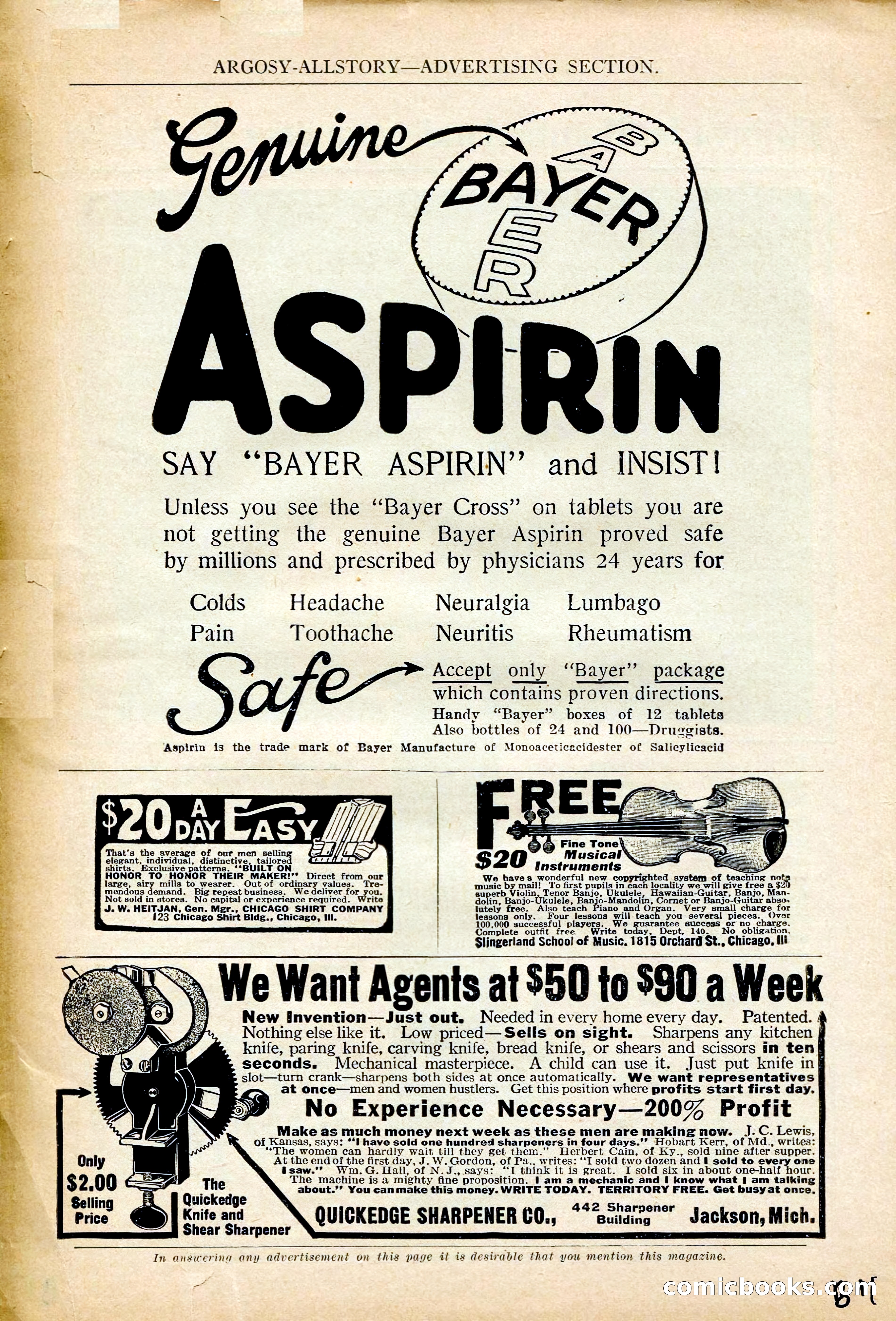 Argosy All-Story Weekly, February 7, 1925 — page 181 of 184