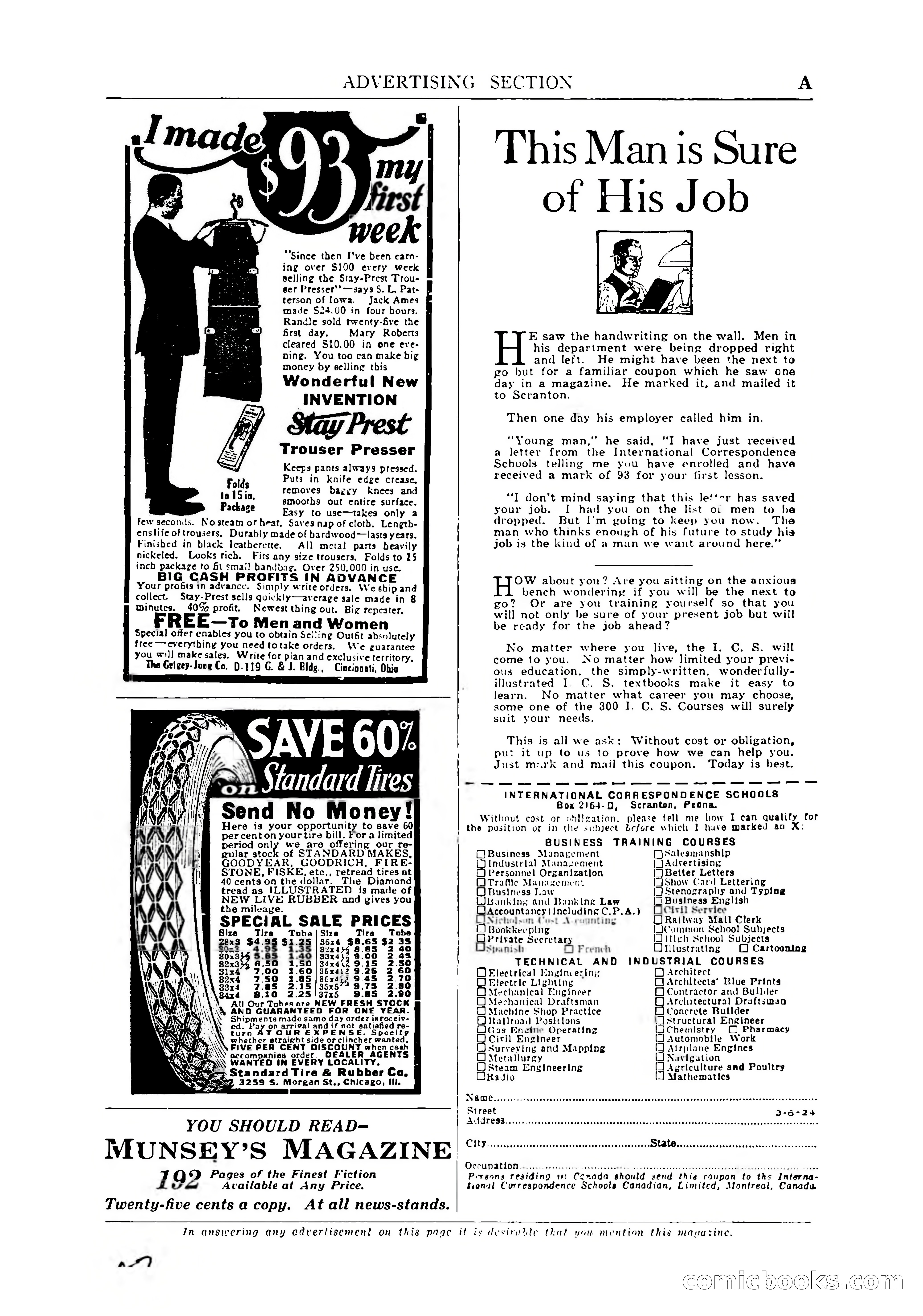 Argosy All-Story Weekly, April 4, 1925 — page 9 of 182