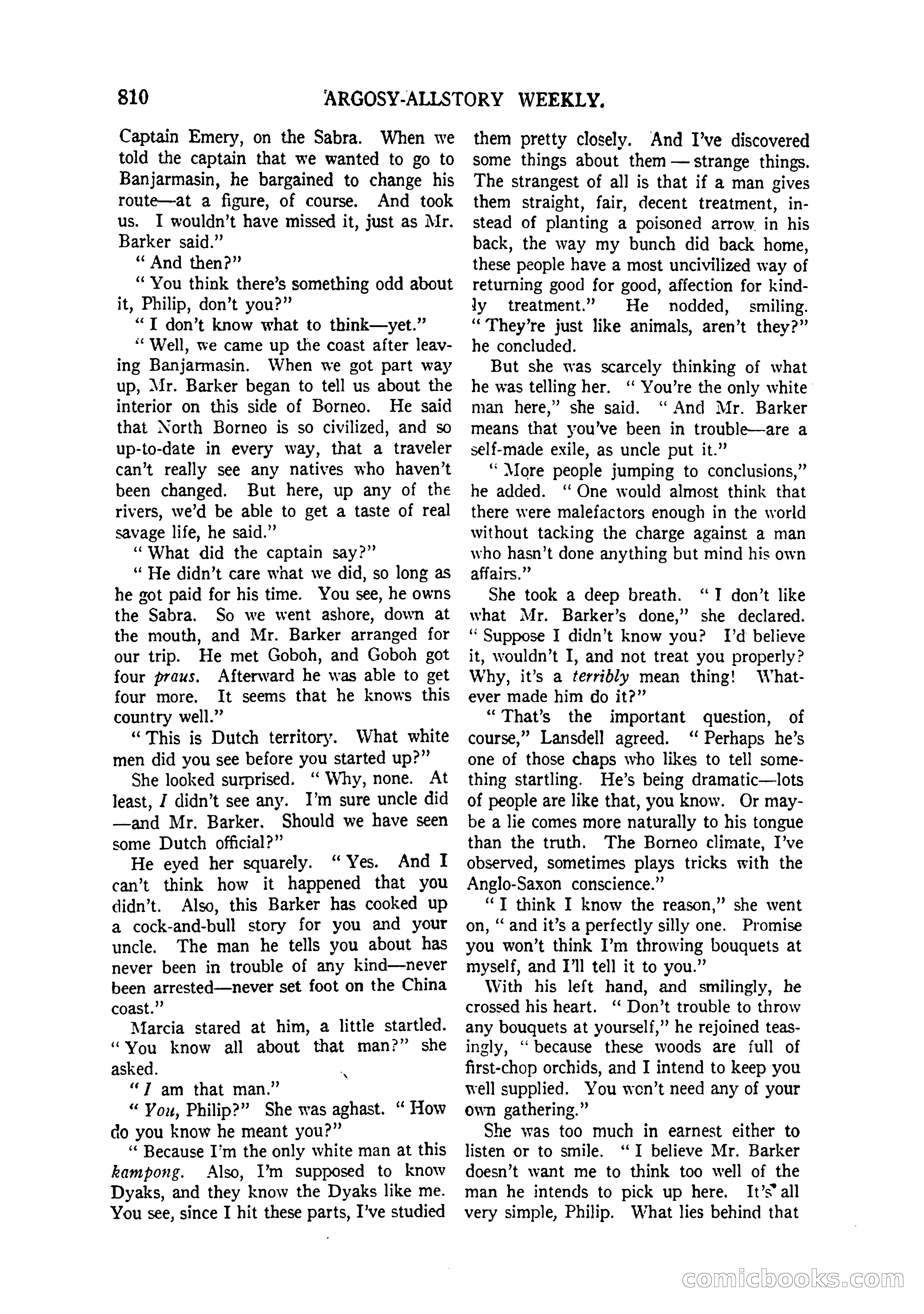 Argosy All-Story Weekly, April 4, 1925 — page 20 of 182