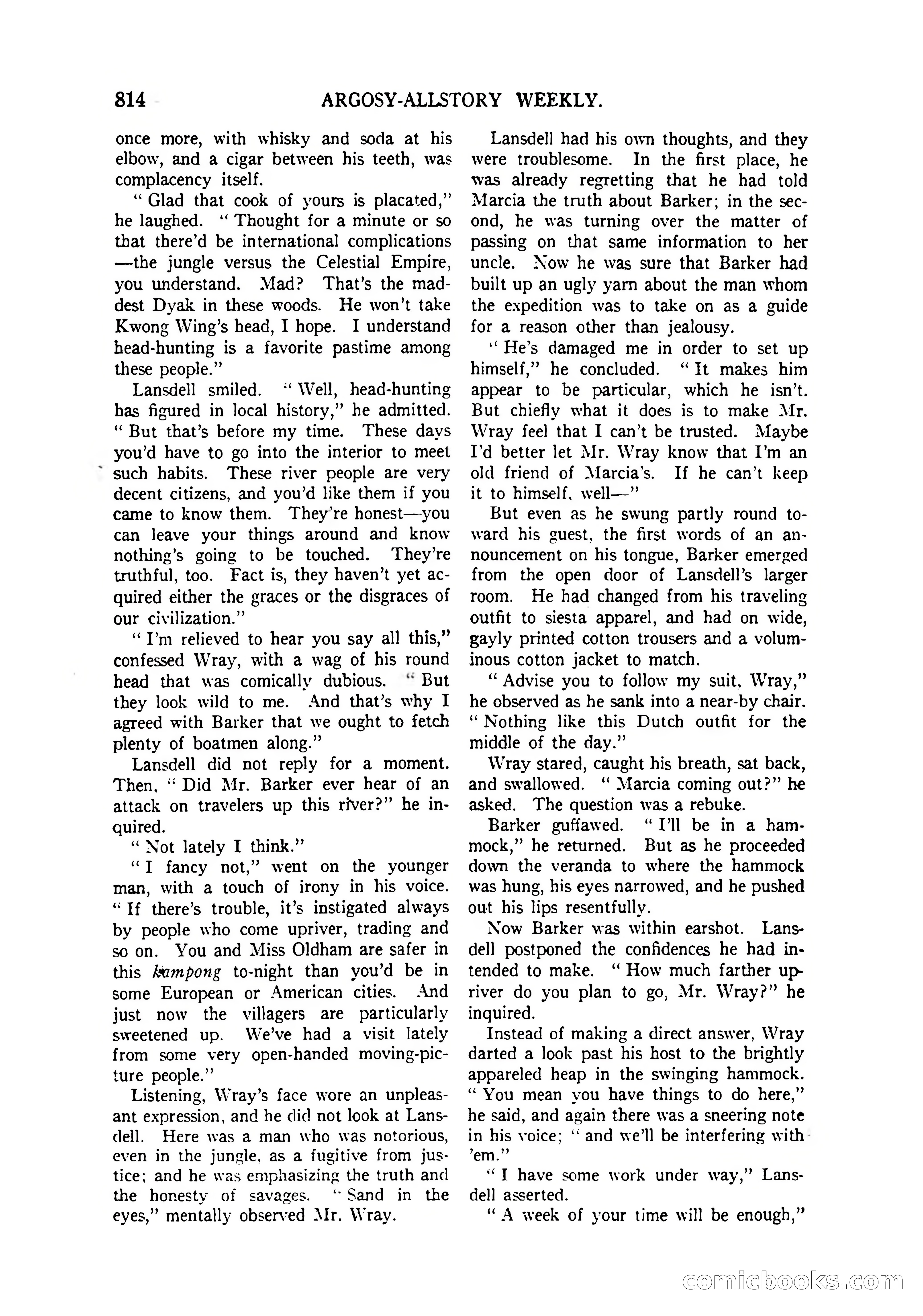 Argosy All-Story Weekly, April 4, 1925 — page 24 of 182