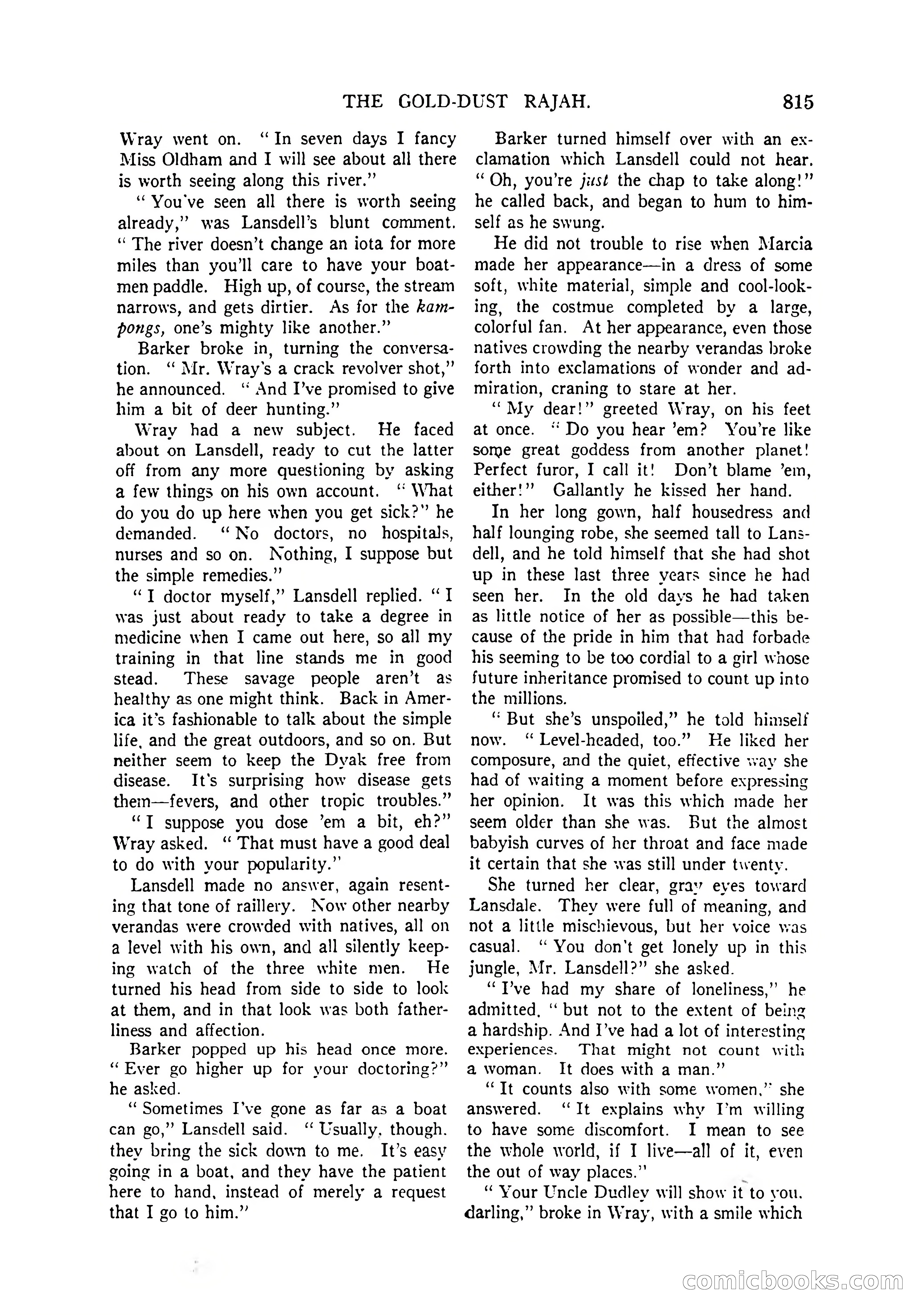 Argosy All-Story Weekly, April 4, 1925 — page 25 of 182