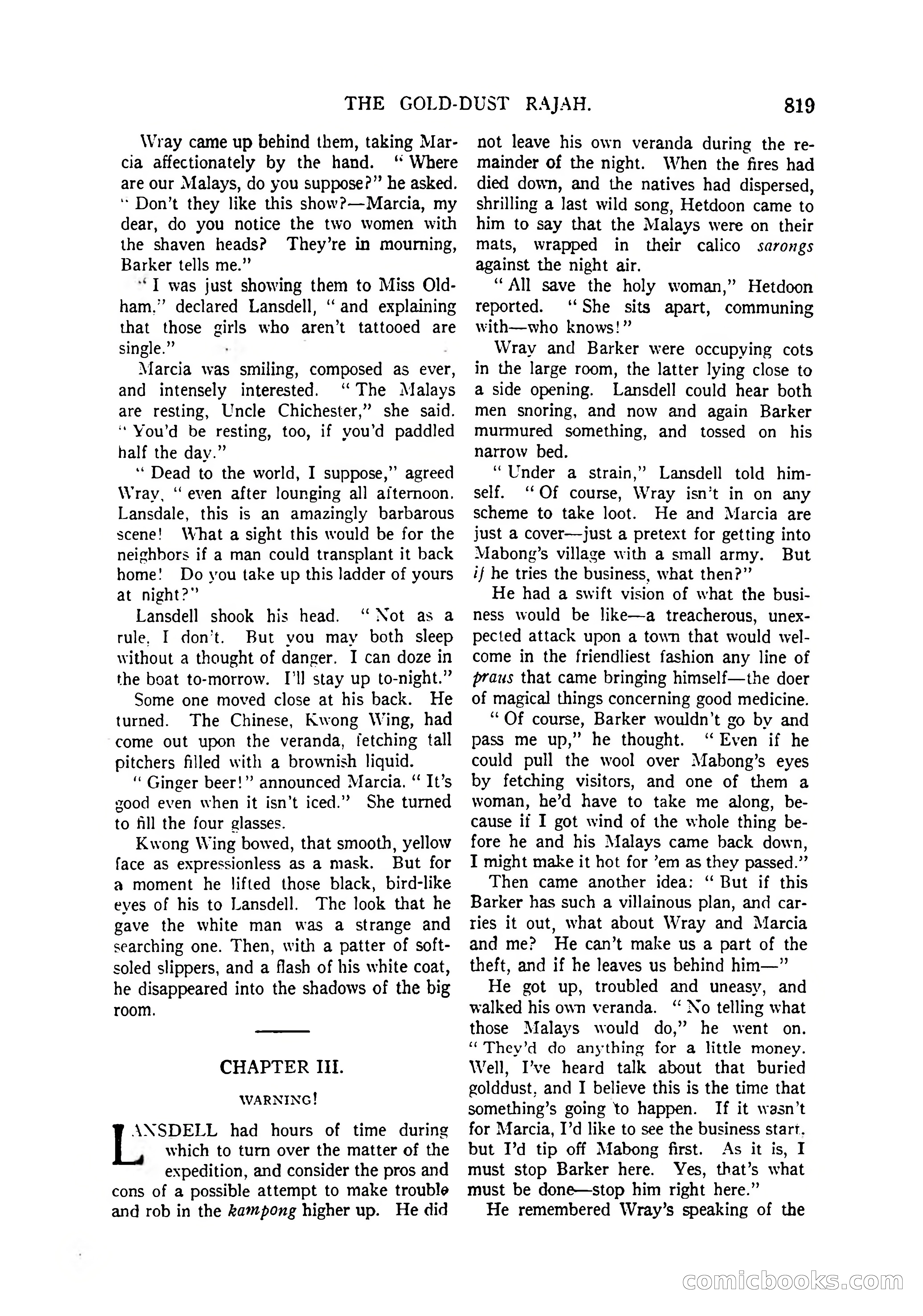 Argosy All-Story Weekly, April 4, 1925 — page 29 of 182