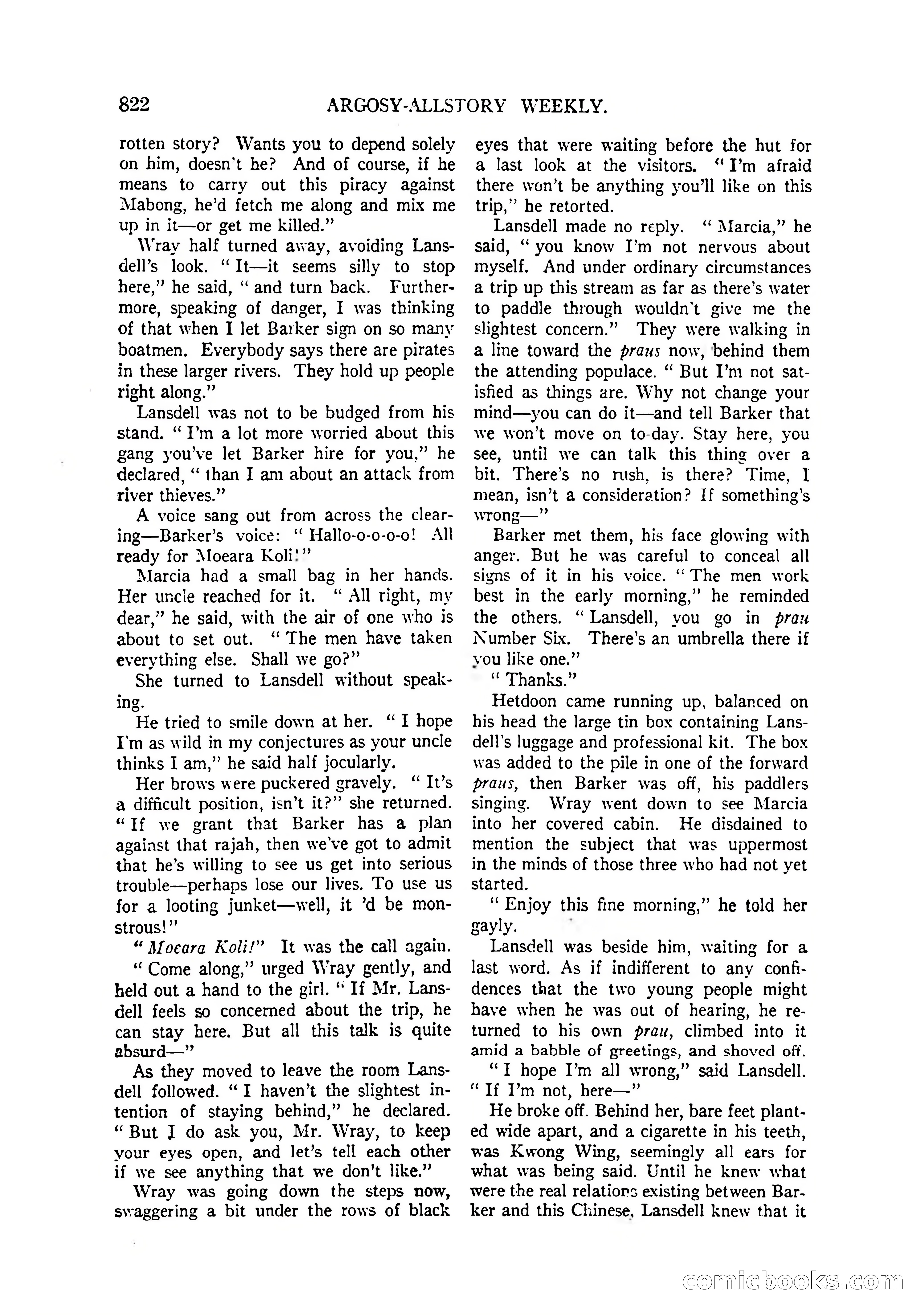 Argosy All-Story Weekly, April 4, 1925 — page 32 of 182