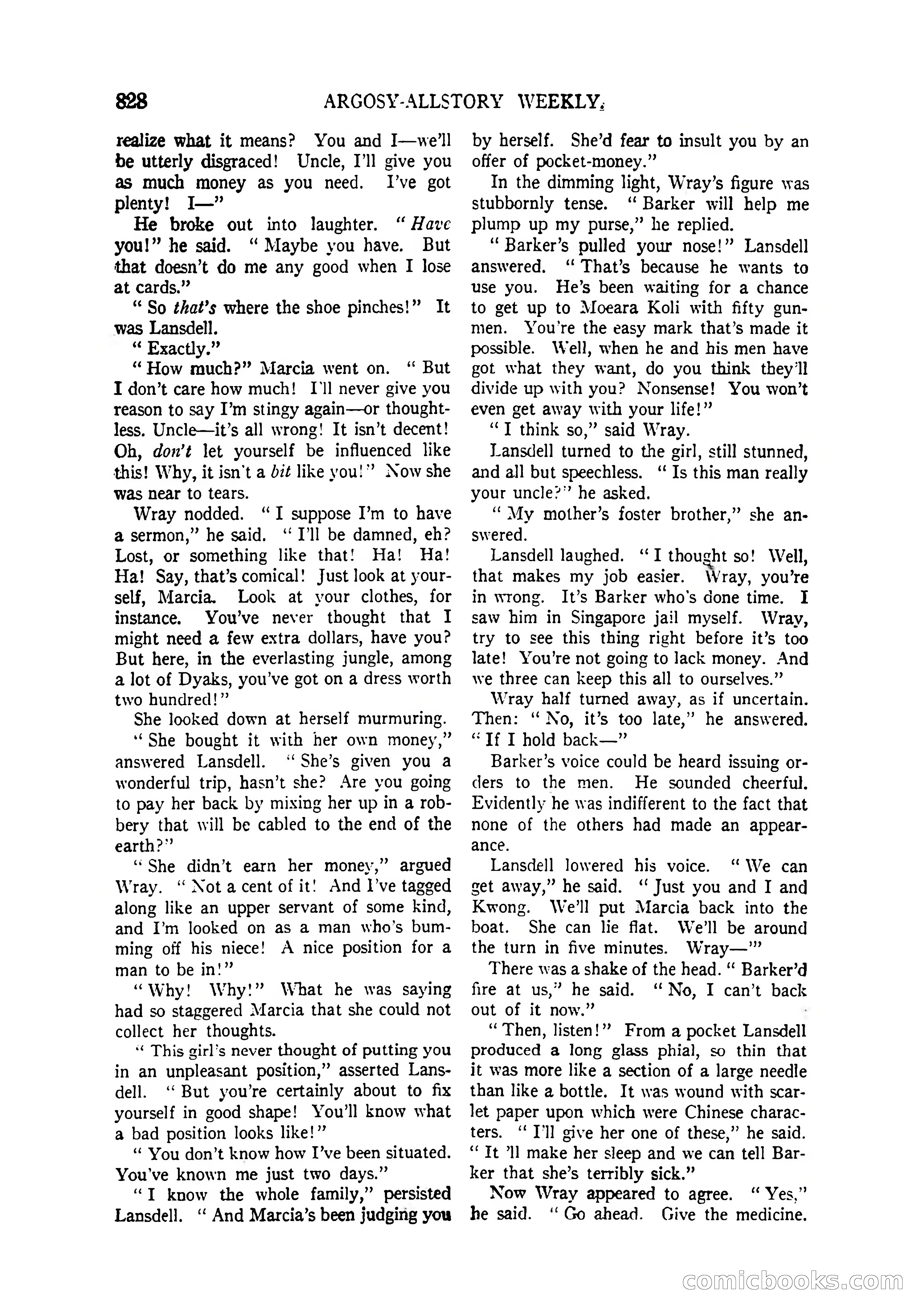 Argosy All-Story Weekly, April 4, 1925 — page 38 of 182