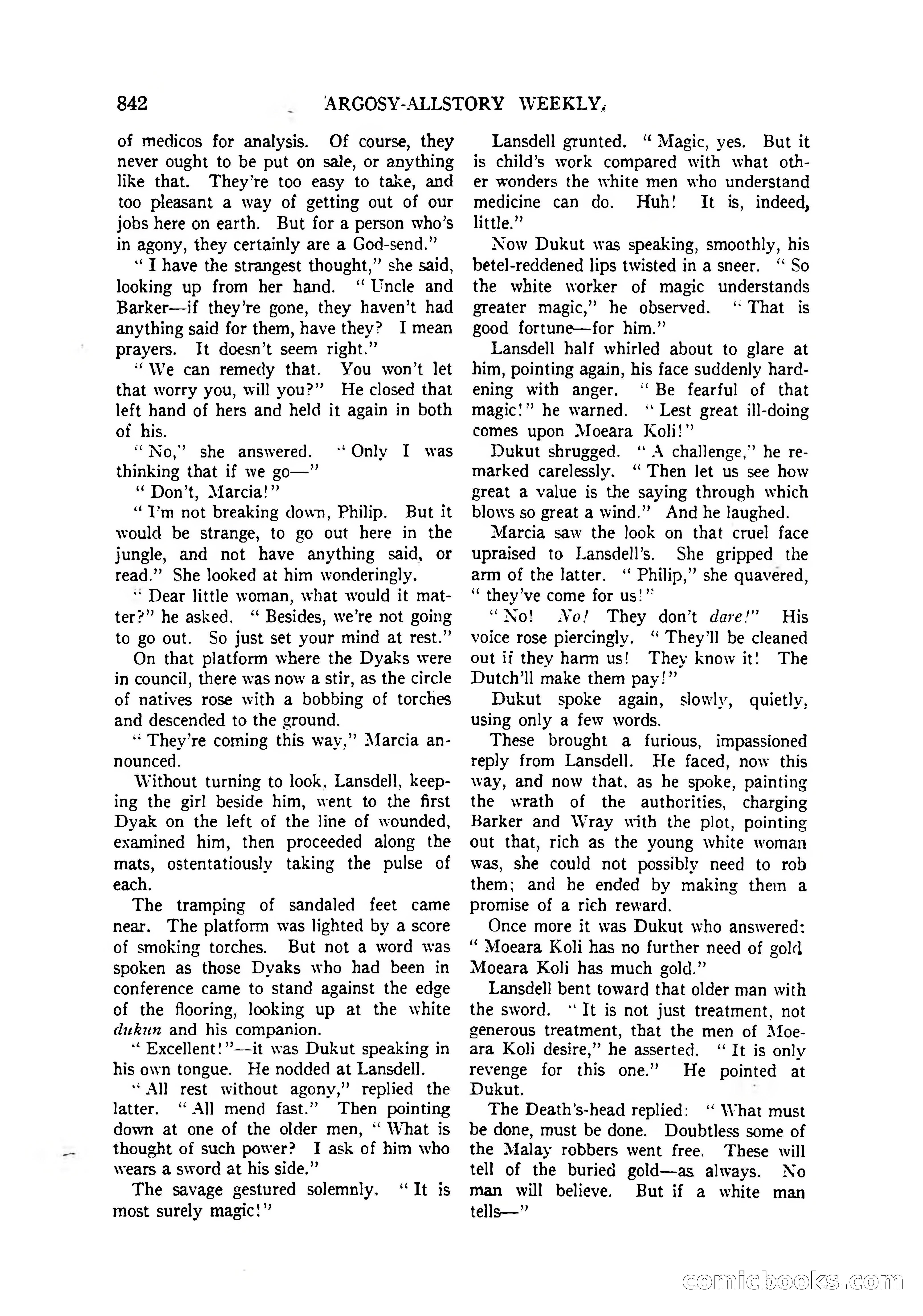 Argosy All-Story Weekly, April 4, 1925 — page 52 of 182