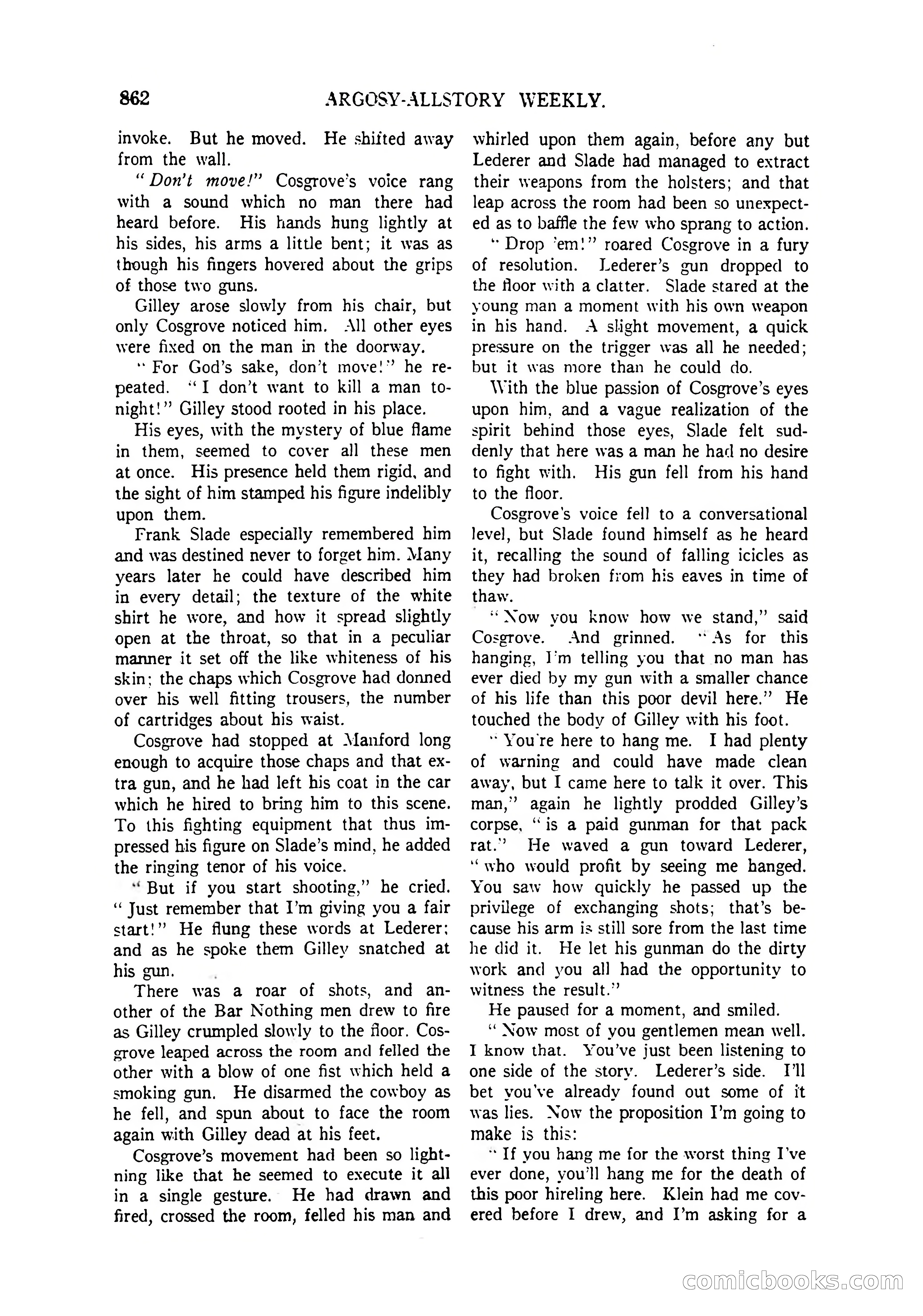 Argosy All-Story Weekly, April 4, 1925 — page 72 of 182