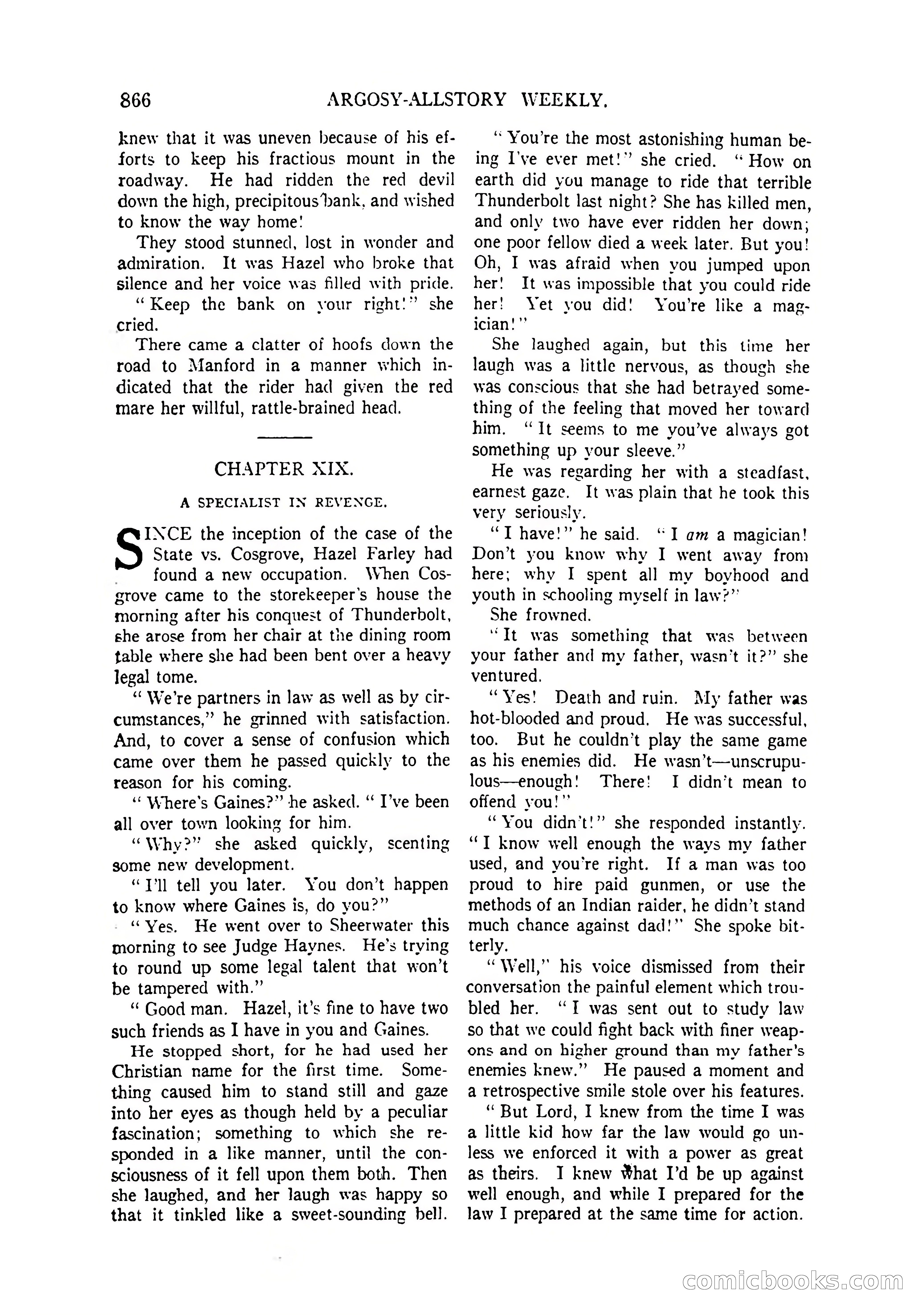 Argosy All-Story Weekly, April 4, 1925 — page 76 of 182
