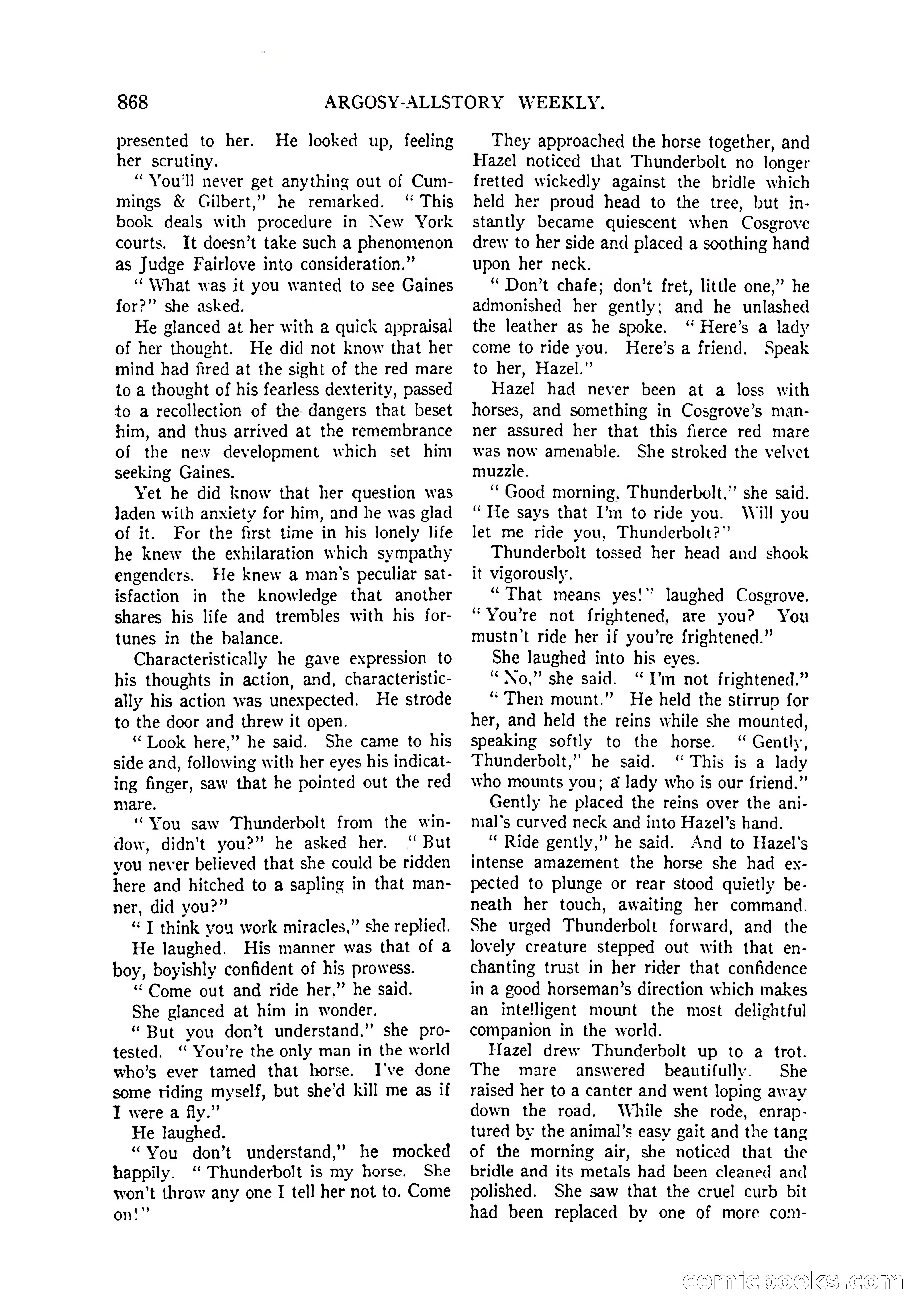 Argosy All-Story Weekly, April 4, 1925 — page 78 of 182