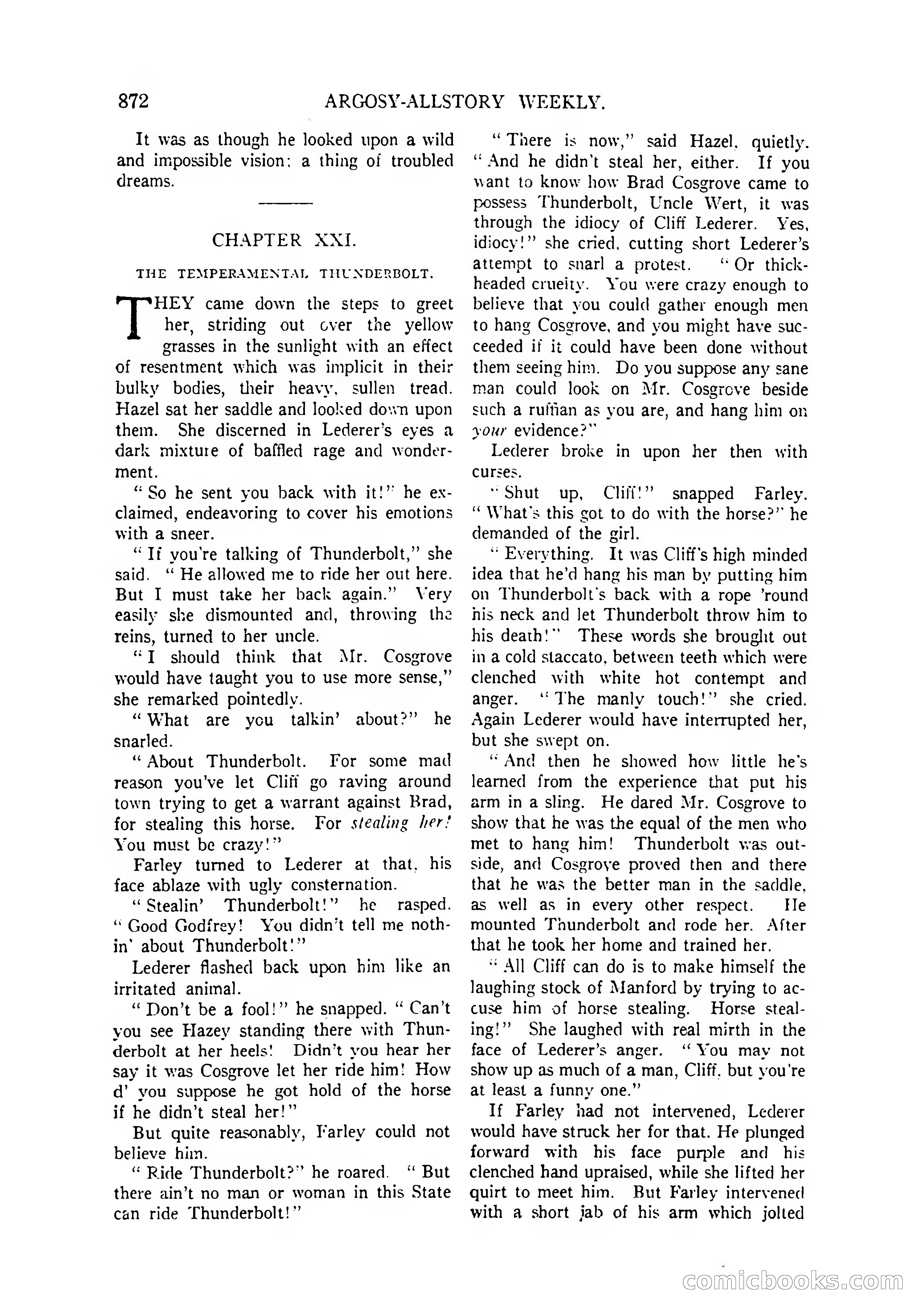 Argosy All-Story Weekly, April 4, 1925 — page 82 of 182