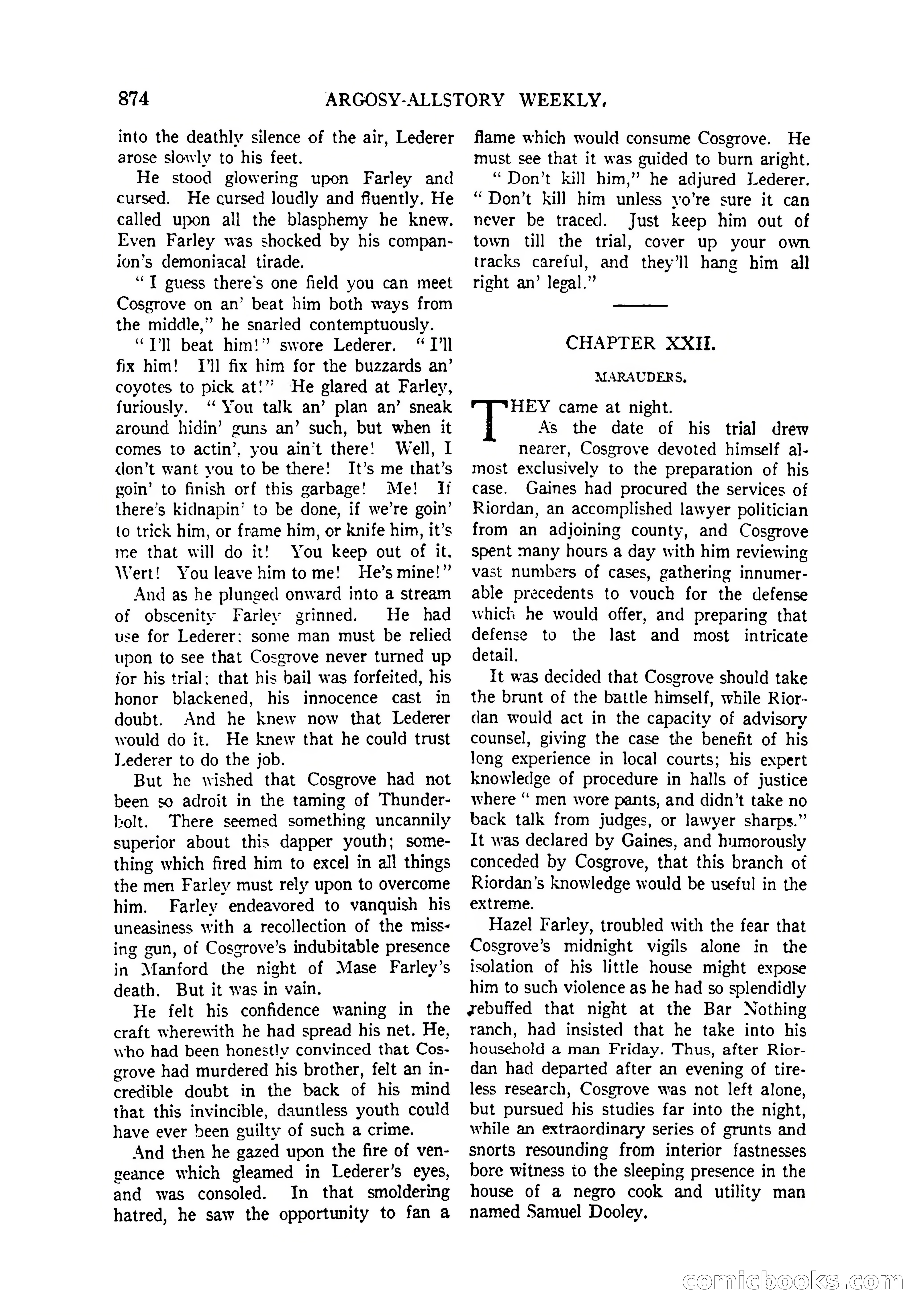 Argosy All-Story Weekly, April 4, 1925 — page 84 of 182