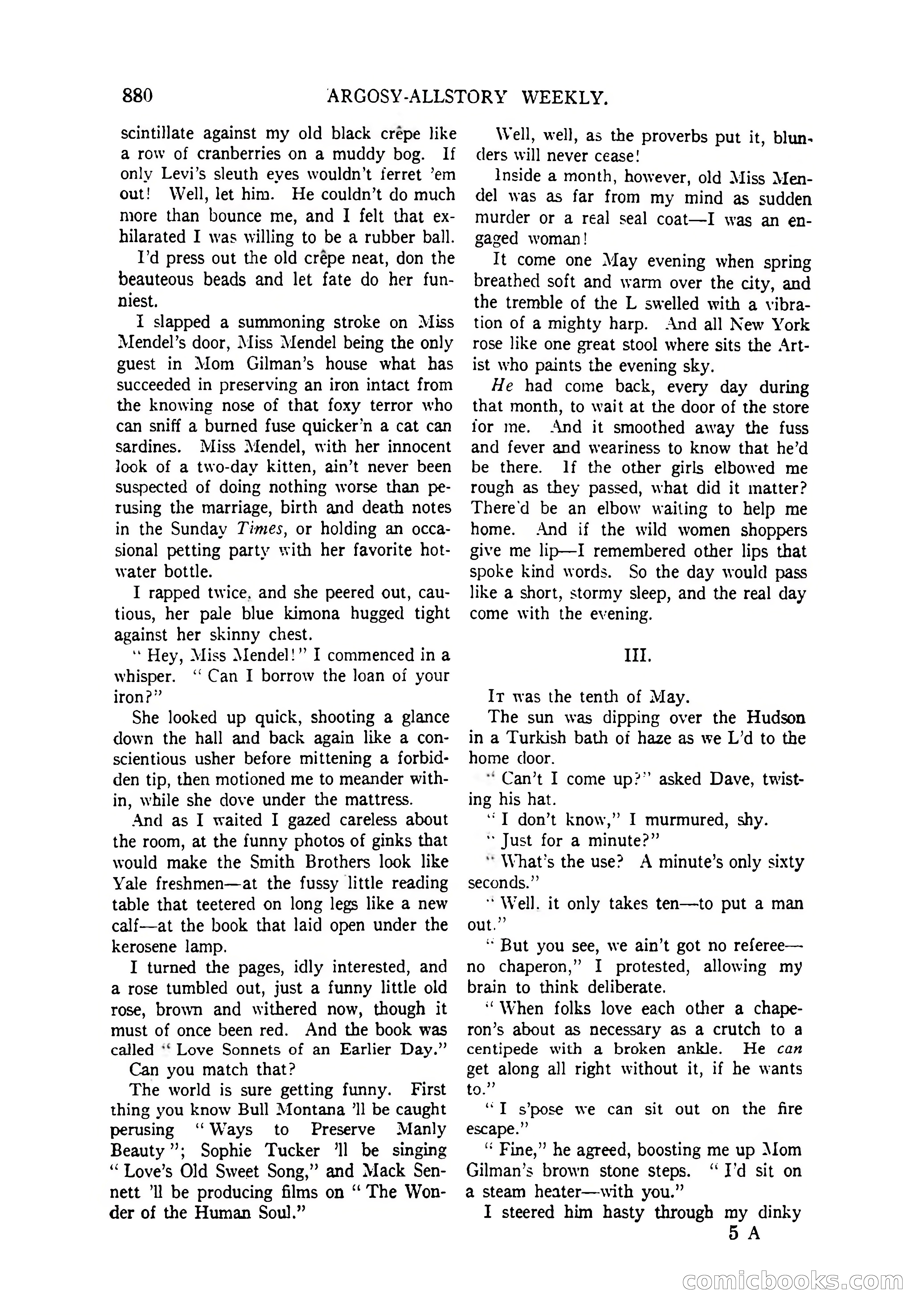 Argosy All-Story Weekly, April 4, 1925 — page 90 of 182