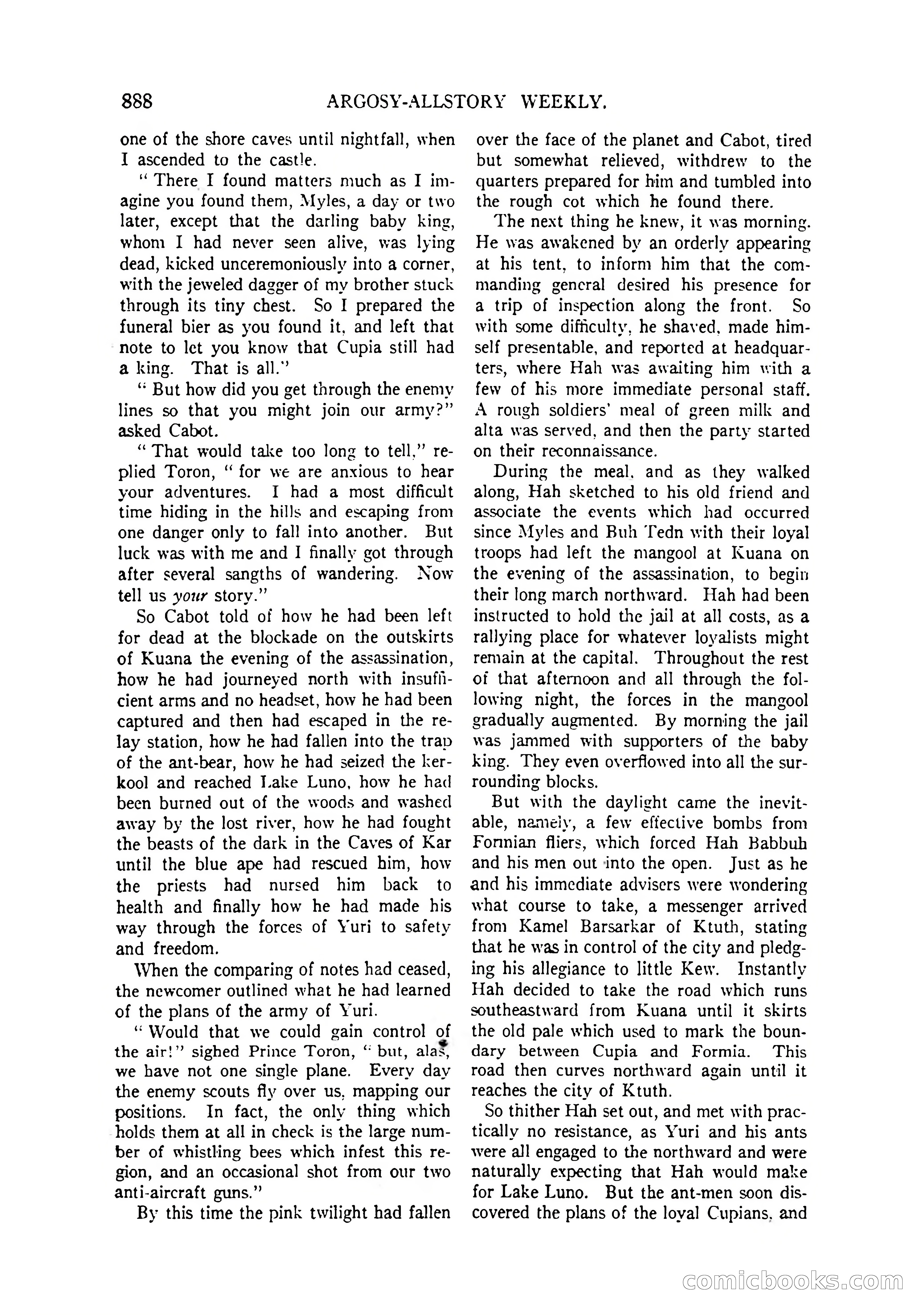 Argosy All-Story Weekly, April 4, 1925 — page 98 of 182