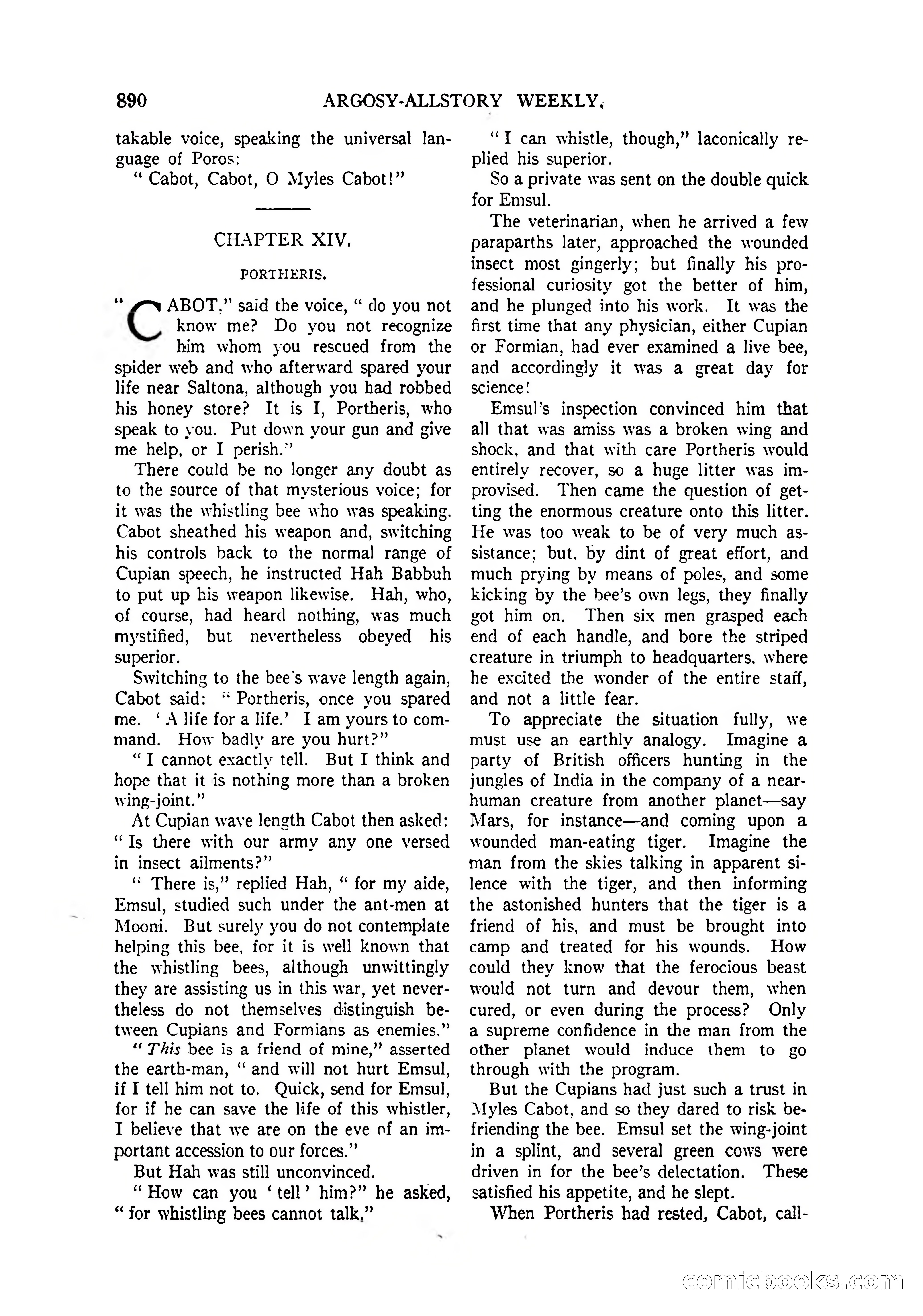 Argosy All-Story Weekly, April 4, 1925 — page 100 of 182