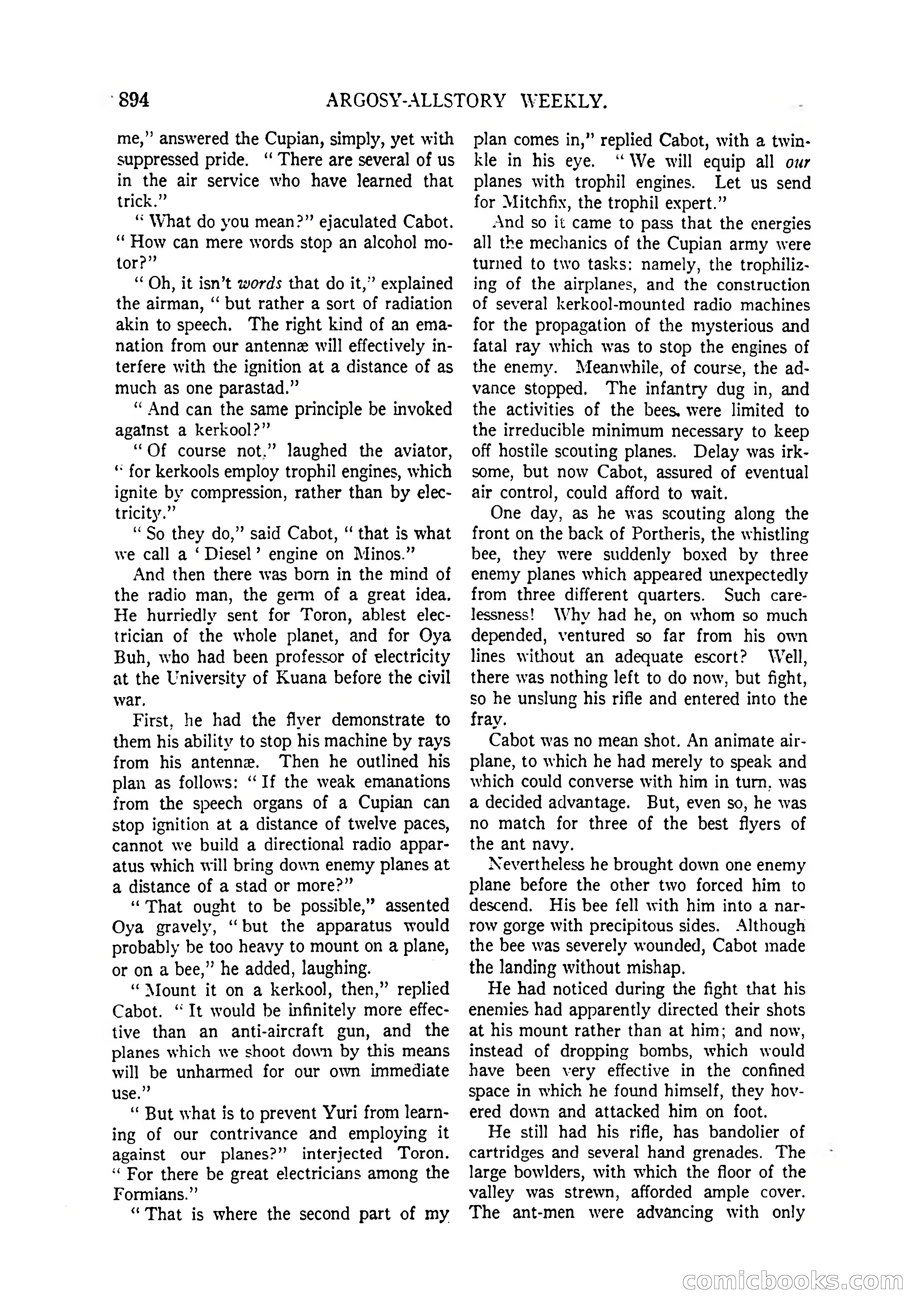 Argosy All-Story Weekly, April 4, 1925 — page 104 of 182