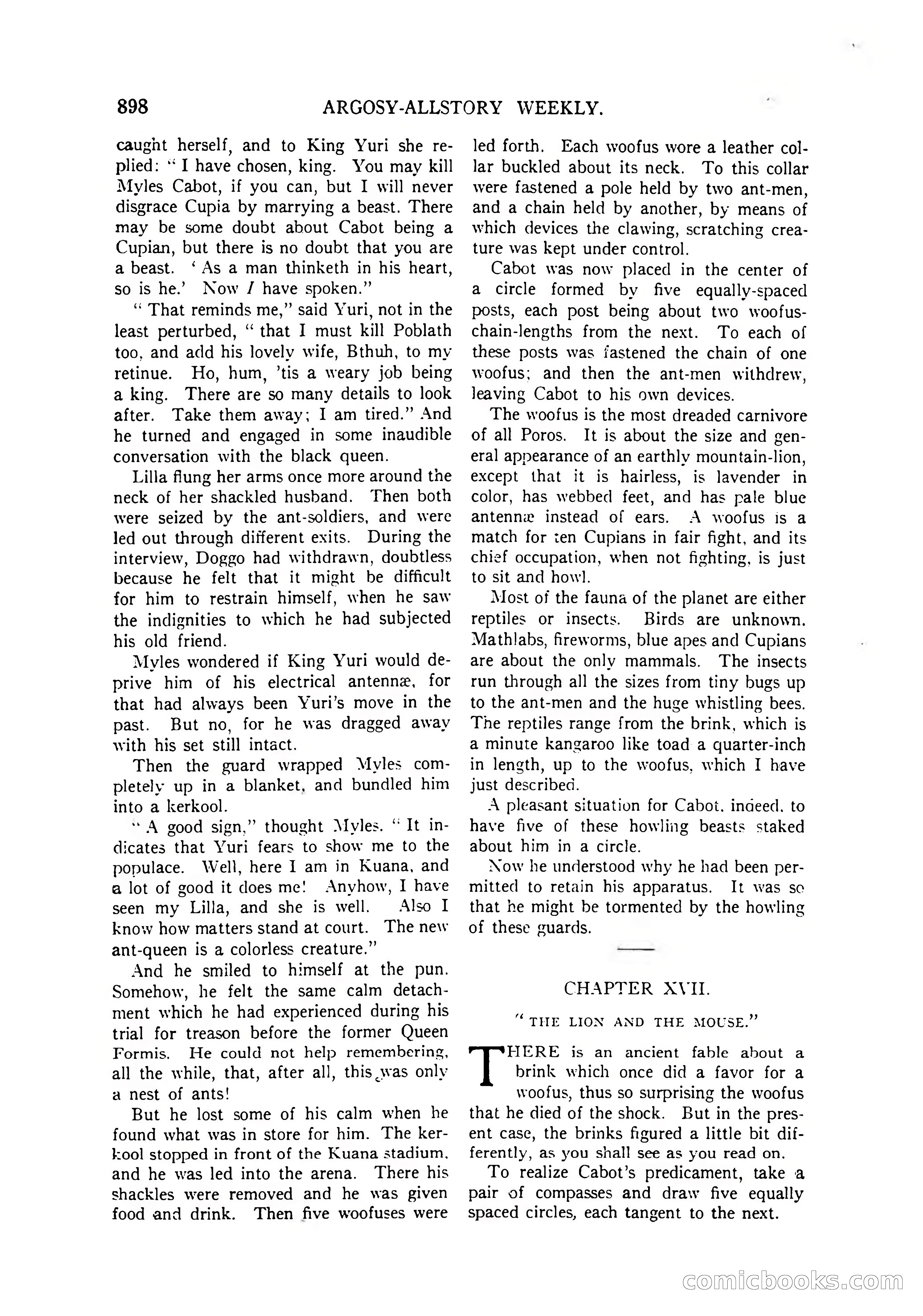 Argosy All-Story Weekly, April 4, 1925 — page 108 of 182