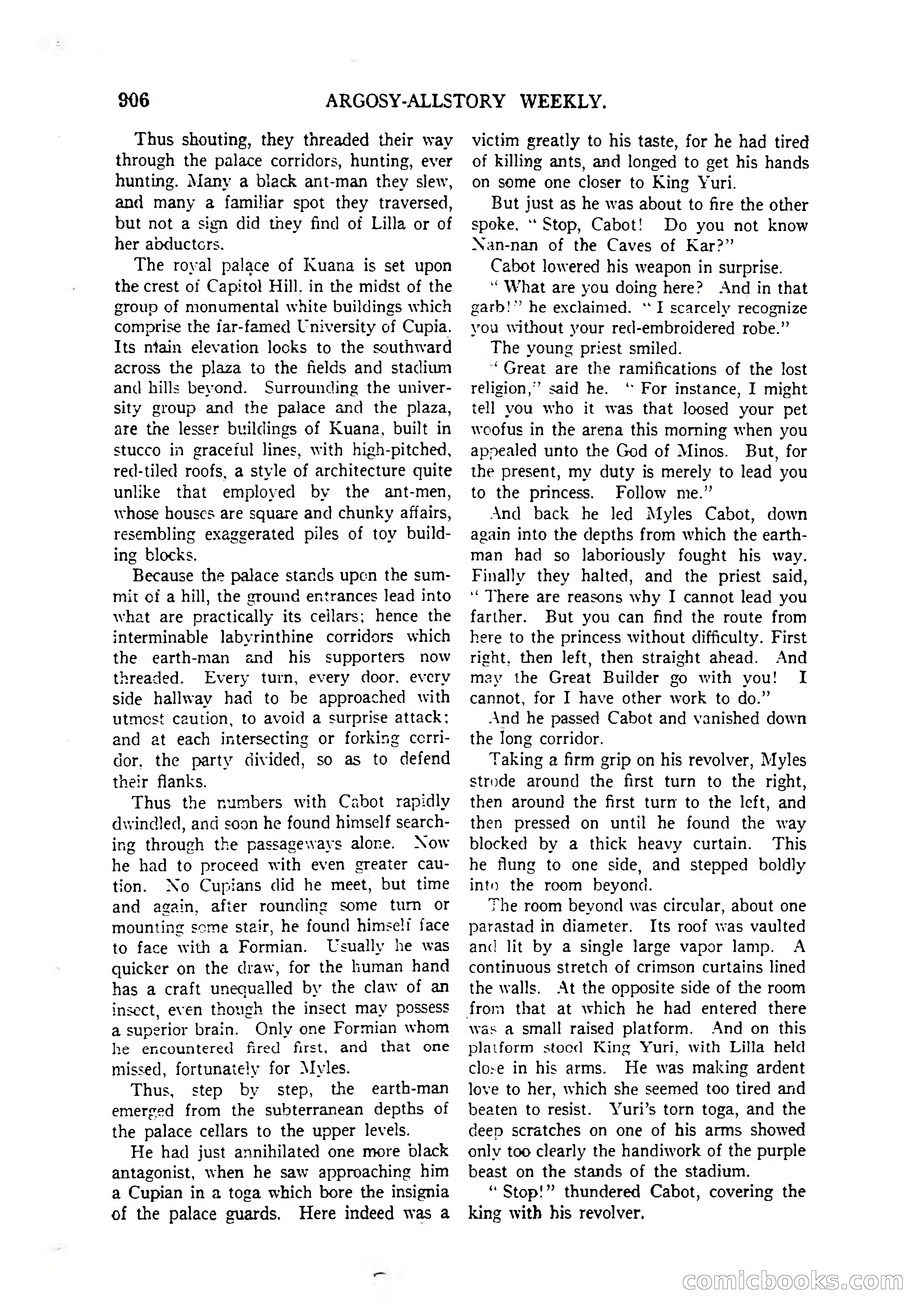 Argosy All-Story Weekly, April 4, 1925 — page 116 of 182