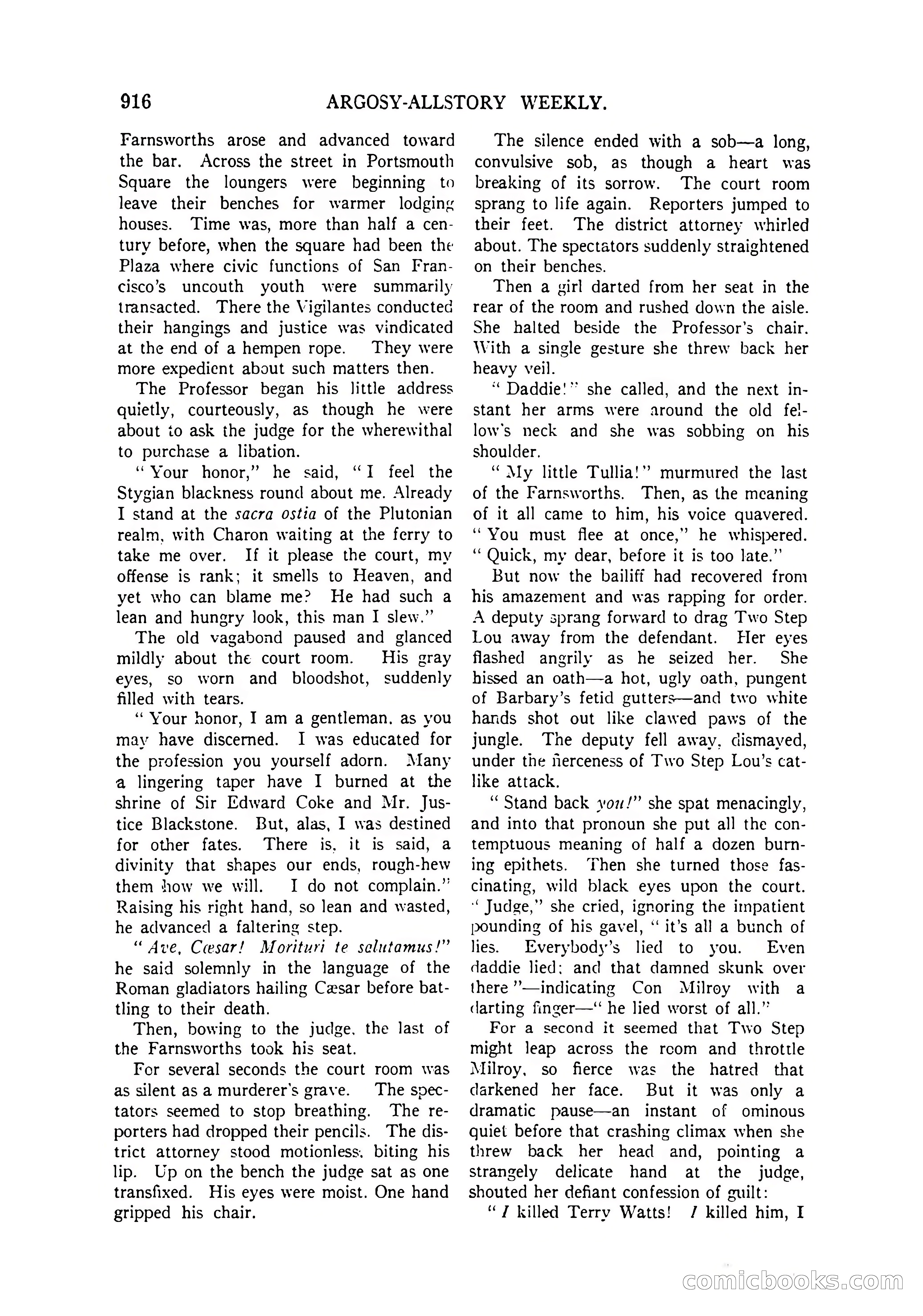 Argosy All-Story Weekly, April 4, 1925 — page 126 of 182