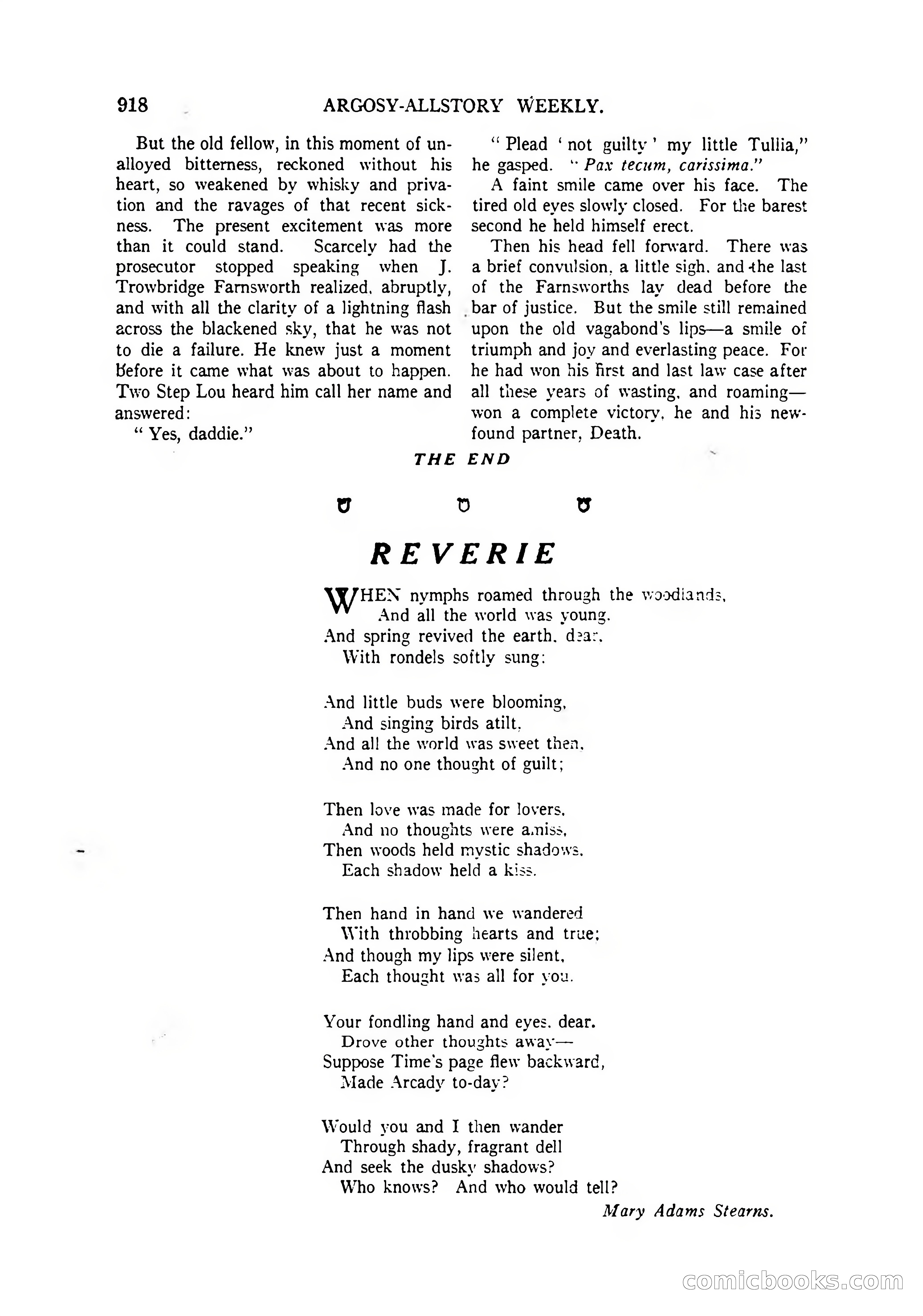 Argosy All-Story Weekly, April 4, 1925 — page 128 of 182