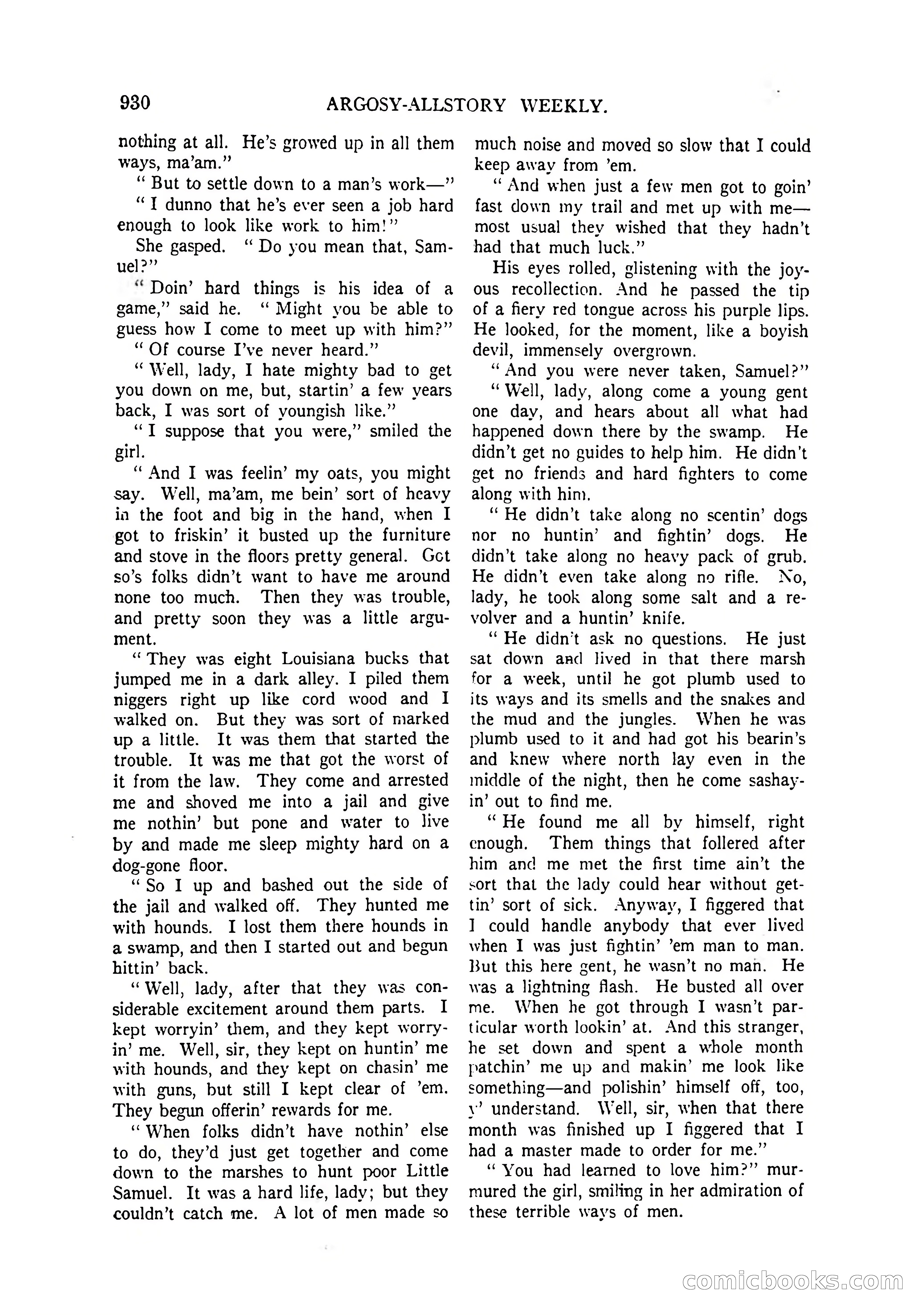 Argosy All-Story Weekly, April 4, 1925 — page 140 of 182
